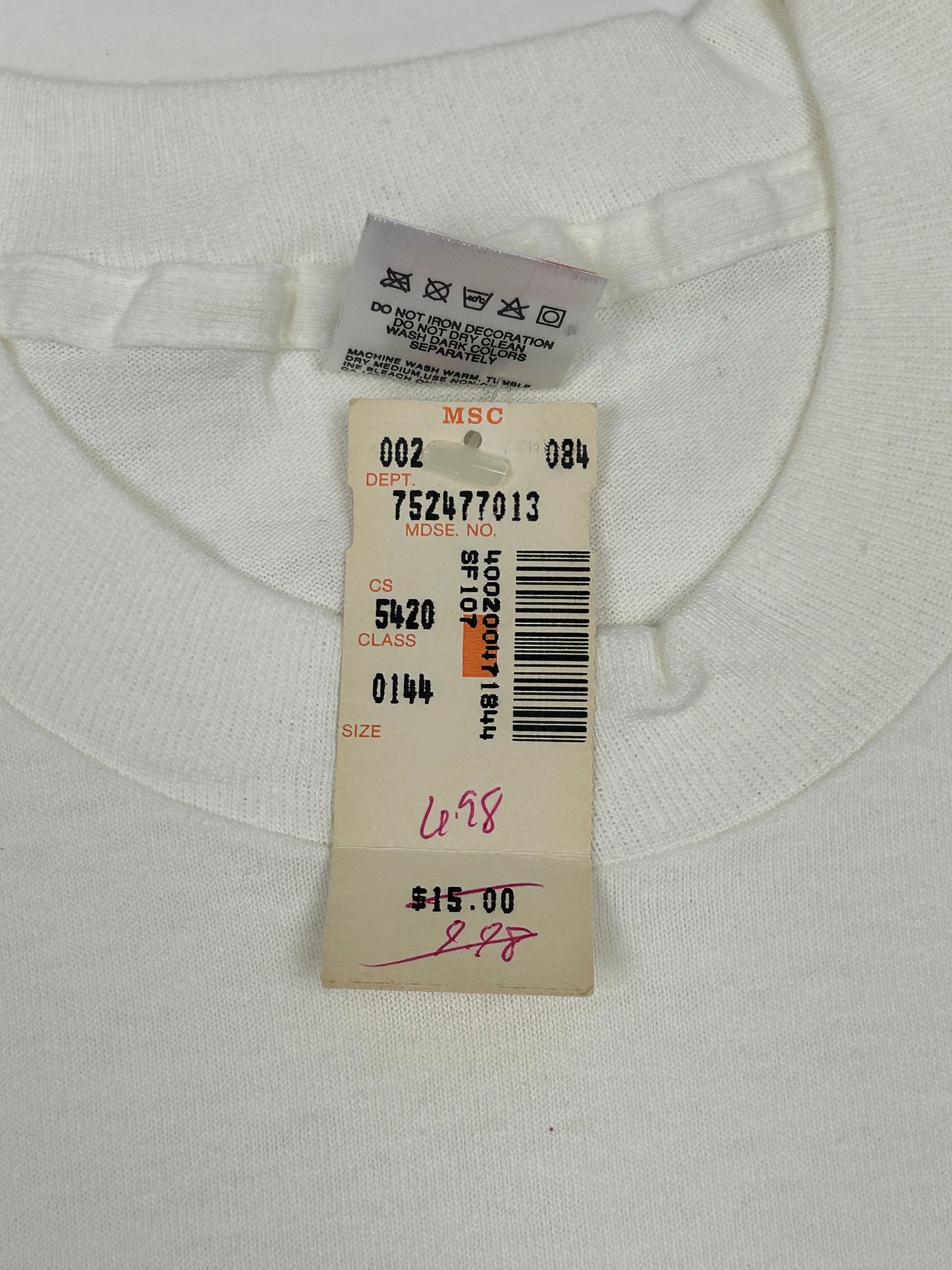Vintage 1993 Seinfeld Kramer “God Knows I Don’t Ask For Much” TV Show Promo Tee New DS With Tag Large 21.75x31.25 Inches