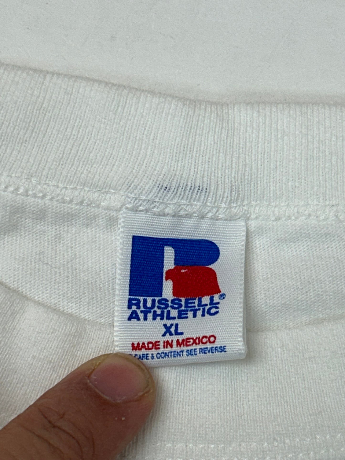 Edgewood NJ first edition “Deeper Than The Roots.” Tee XL Big Fit 25.5x29.25 Inches Russell Athletic Mexico 100% Cotton