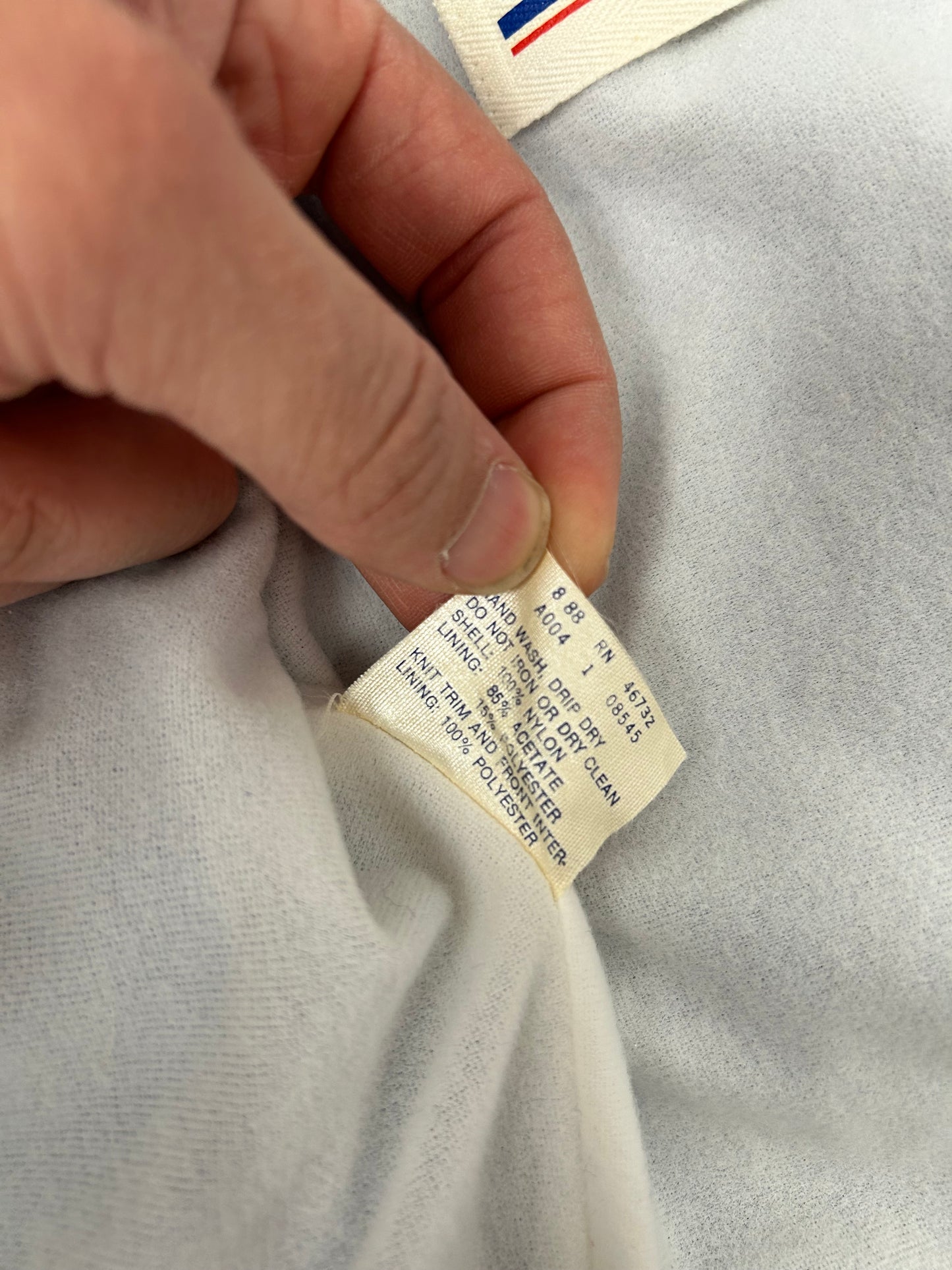 Vintage Chalk Line 1984 DISNEY BABIES Mickey Mouse Satin Snap Jacket Size 6 Months 11.25x14 Inches