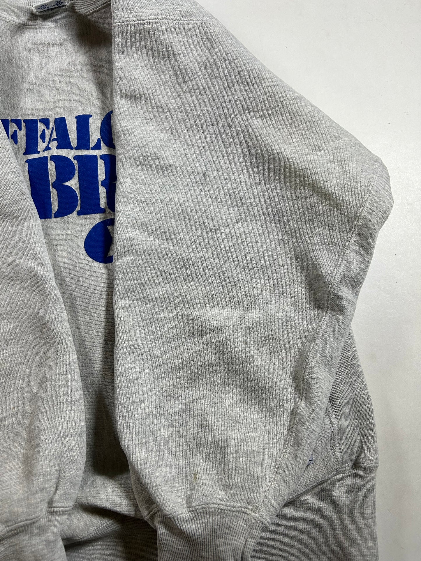 Vintage Buffalo Sabres NHL Champion Reverse Weave Crewneck Sweatshirt 21.75x27.5 Inches Mediumish/Smallish Fit As Is Has Wear