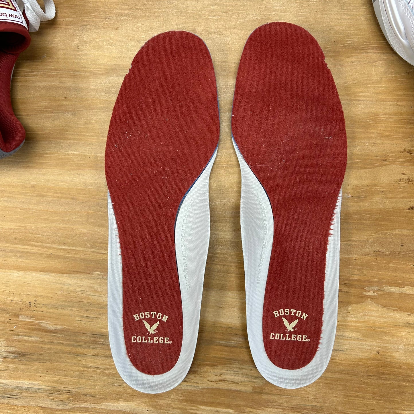 New Balance 550 Boston College Eagles White Red Shoes US Men’s 10.5 Women’s 12