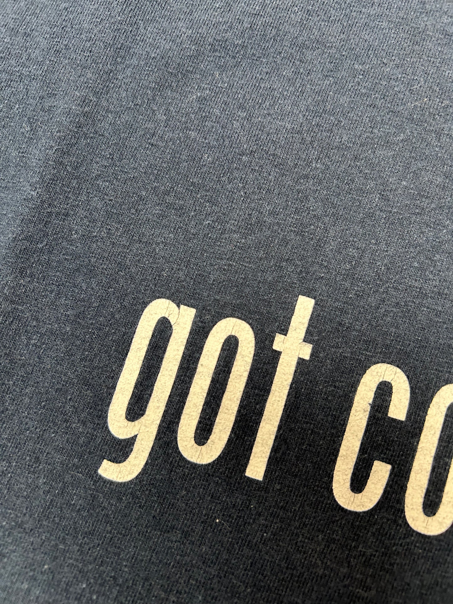 Vintage 2003 Sesame Street Cookie Montaer Got Cookie? Promo Tee Medium 19.25x26.5 Inches Navy