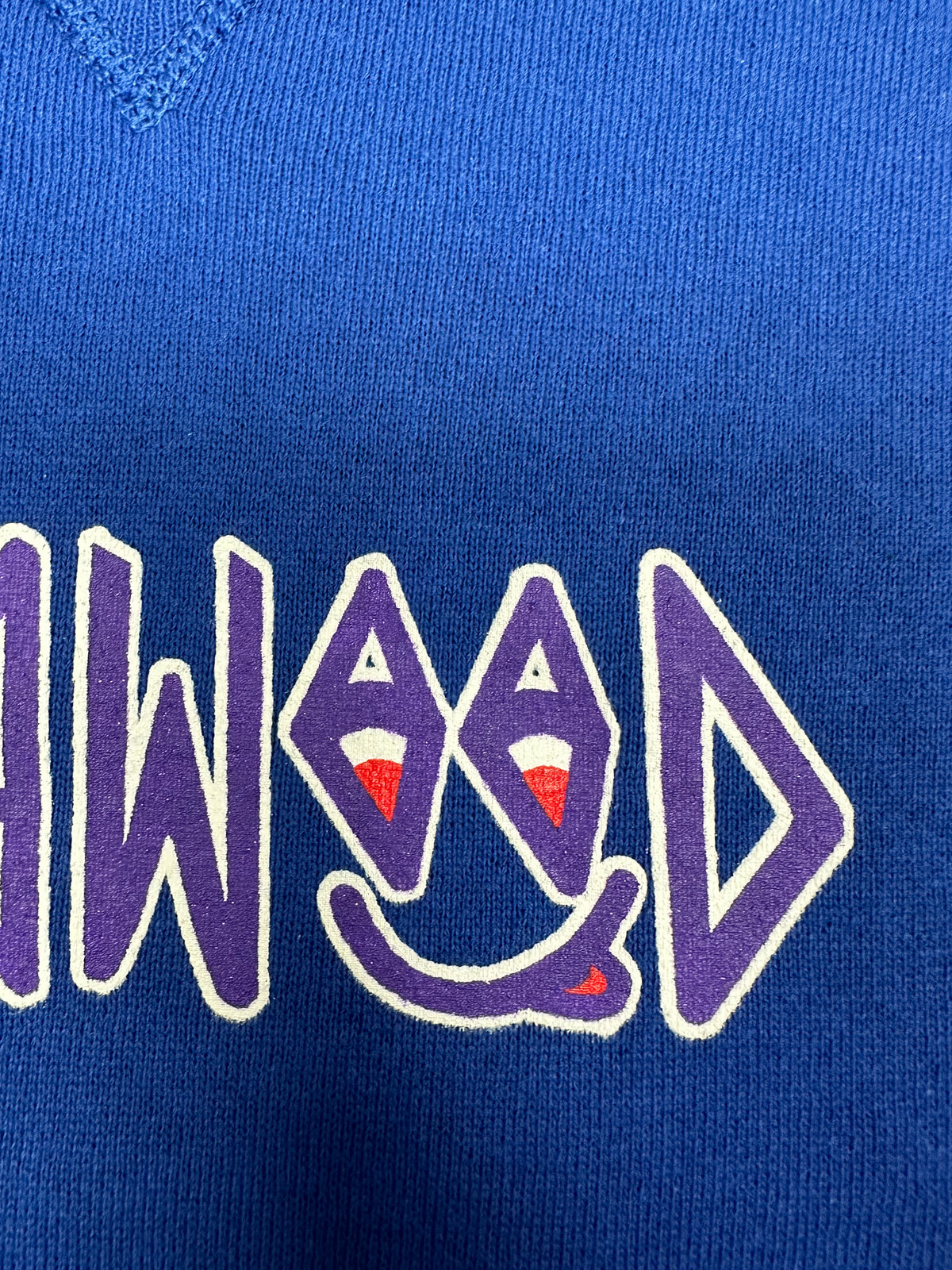 Edgewood NJ “Deeper Than The Roots.” First Edition Crewneck Sweatshirt Tagged Youth XL 20.5x24.5 Inches 90s Russell Athletic 50/50 Blend Made In USA DS  Royal
