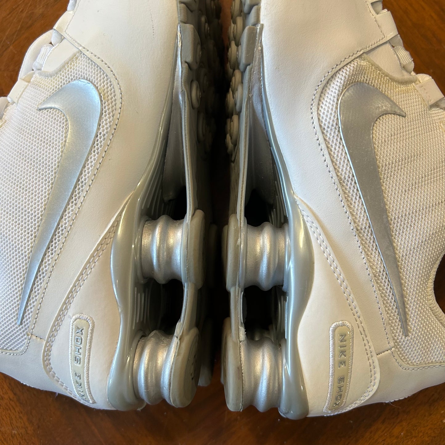 Nike Shox Avenue White 833584-100 2016 As Is No Box Good Condition
