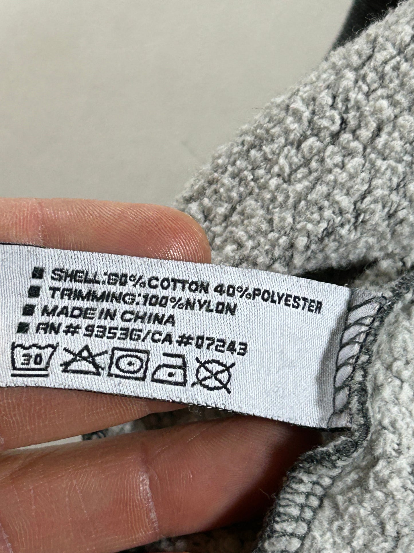 Vintage Eckō Unltd. Raw & Uncut Hooded Sweatshirt Gray Y2K Size Large 24.25x27