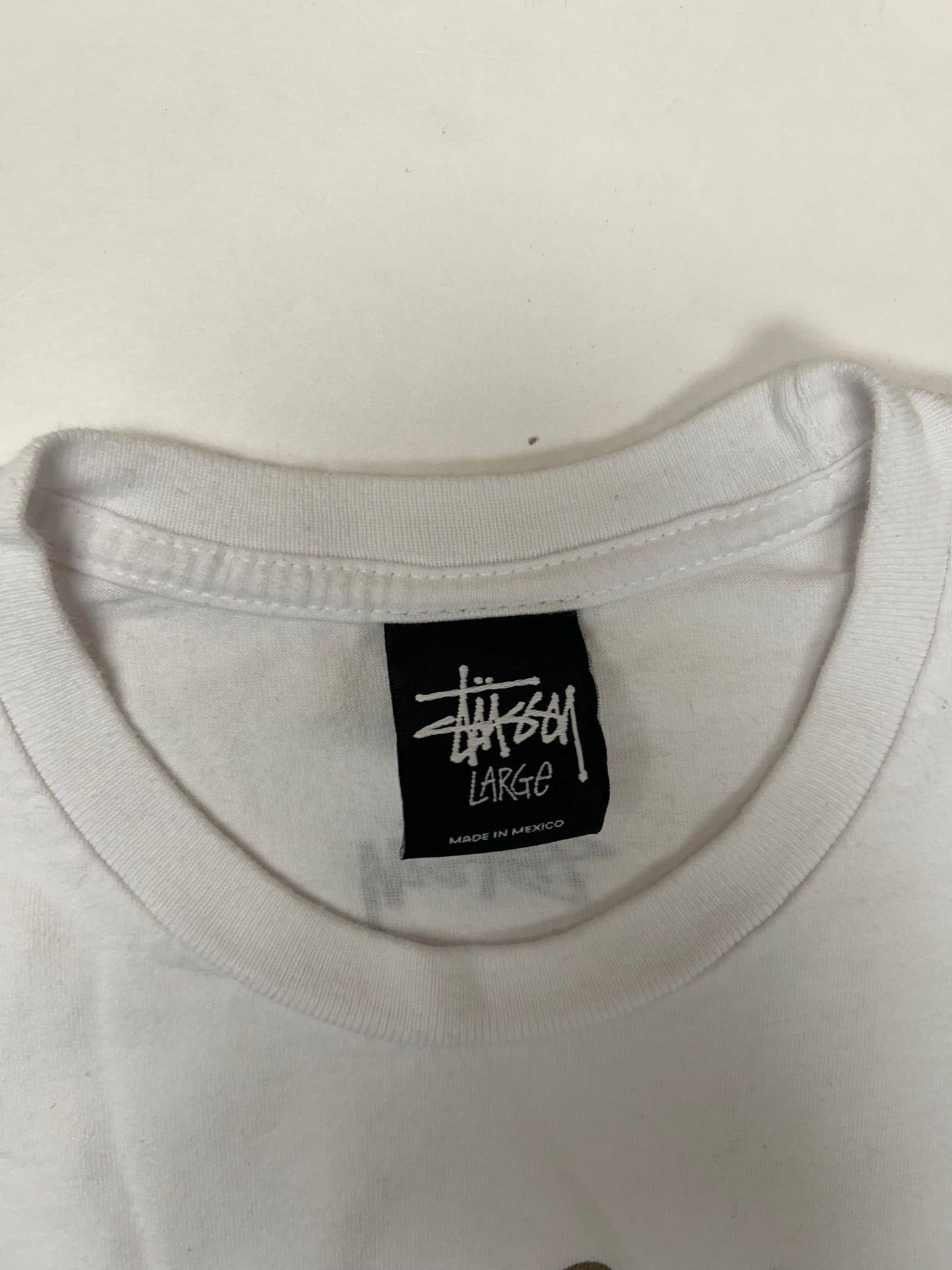 Vintage 00s Stüssy Hold Down The Crown Long Sleeve Tee Large 21x28 Inches