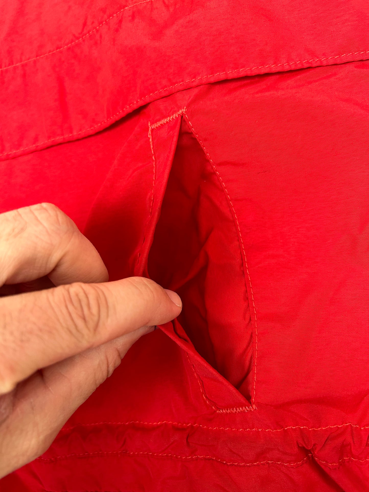 Vintage Chalk-Line MLB This Week In Baseball Zip Long Trench Style Jacket Size Tagged Large 26.5x36.5 Inches As Is Has Wear