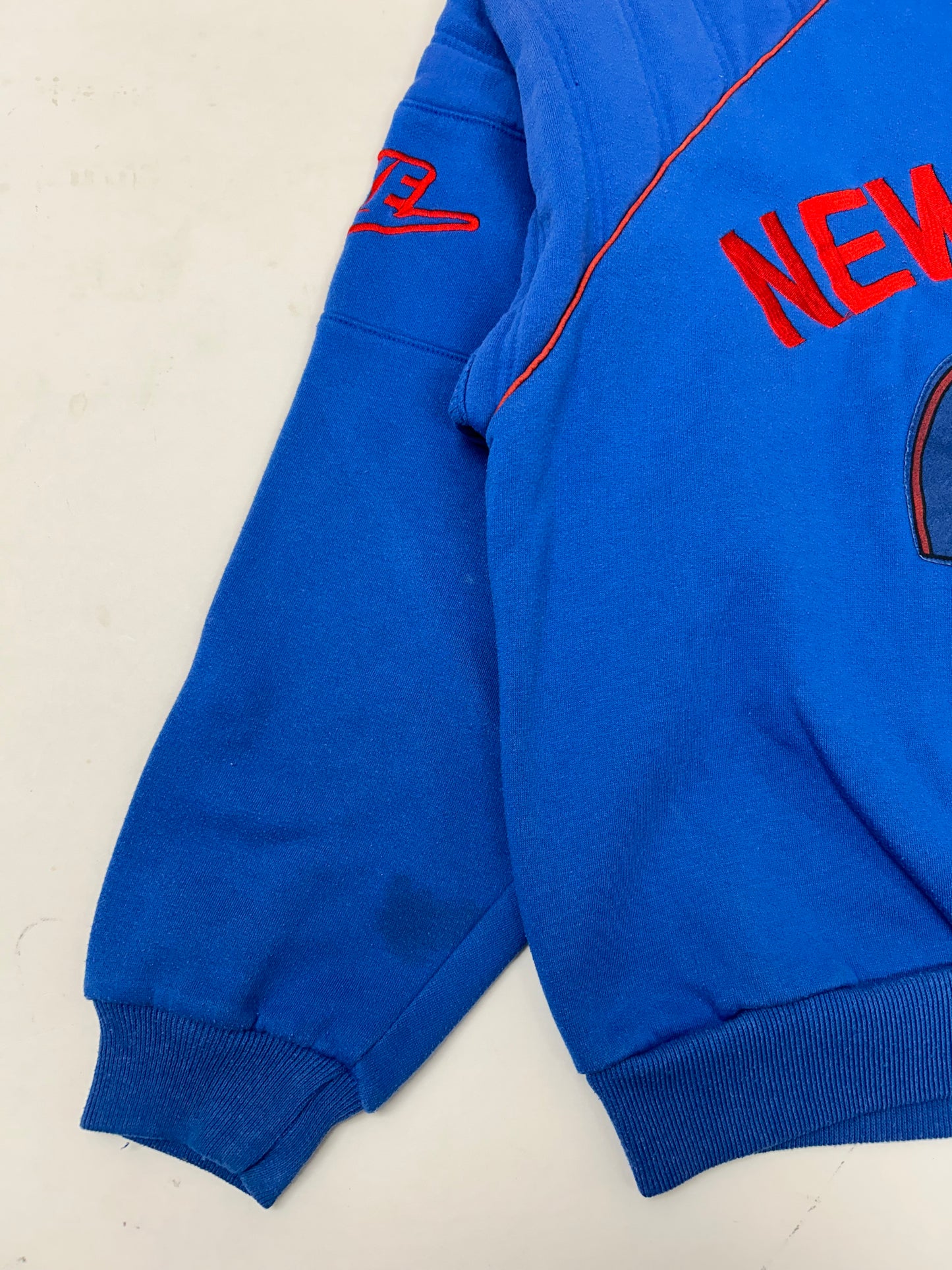 Vintage Nike NFL Quarter Zip Jacket New York Giants Large 25.5x25.25 Inches 80s 90s Rare