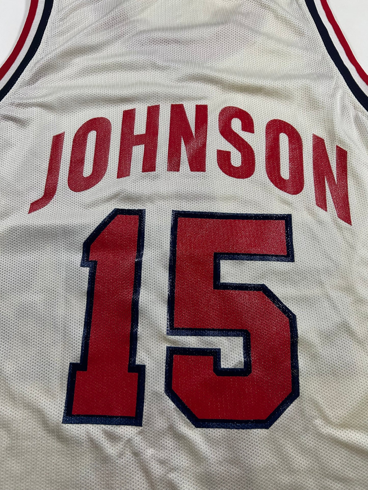 Vintage 1992 Team USA Olympics Dream Team Magic Johnson #15 Basketball Jersey 40 Medium As Is