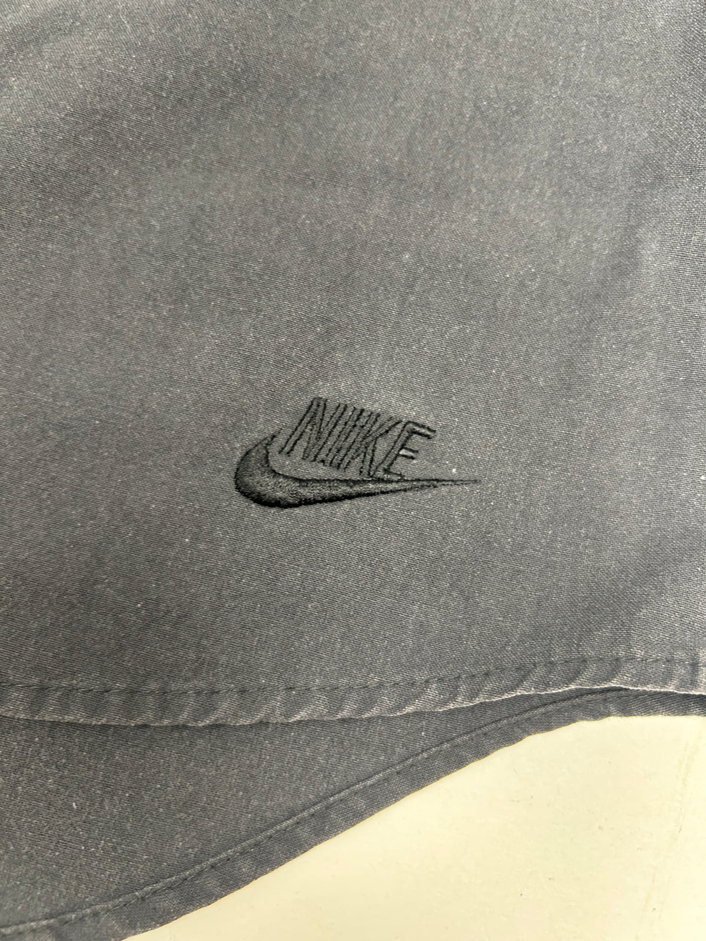 Vintage Nike Air Jordan 'Spellout Logo' Baseball Jersey Black 1991 Rare XL 26.75x32.75/35.25 Inches.