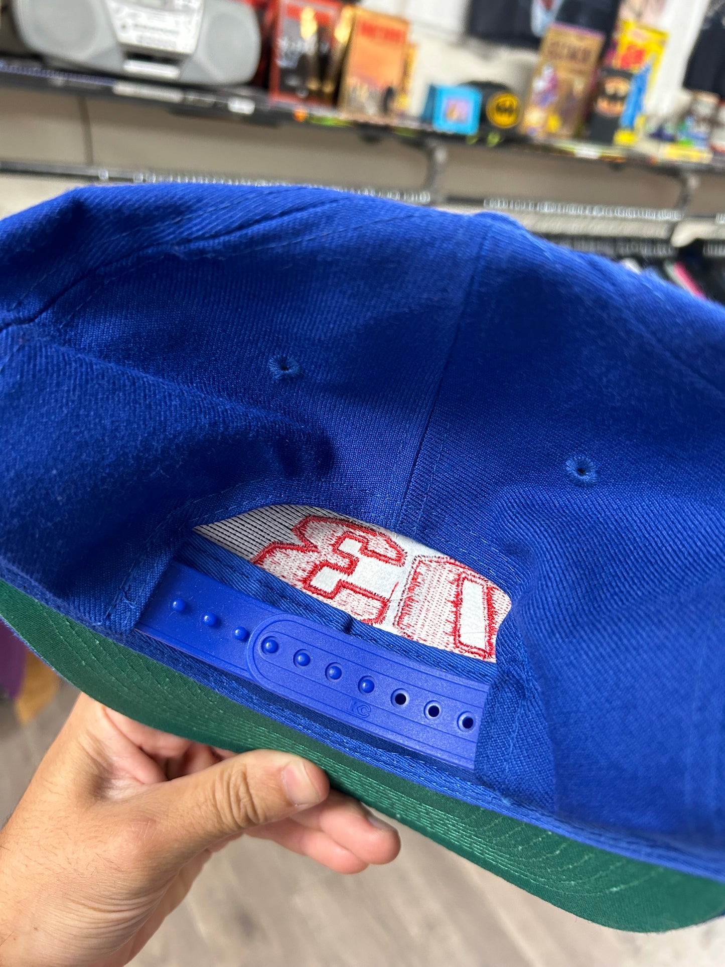 Vintage 1996 Disney The Mighty Ducks D3 Movie Promo SnapBack Hat OSFM KC Cap