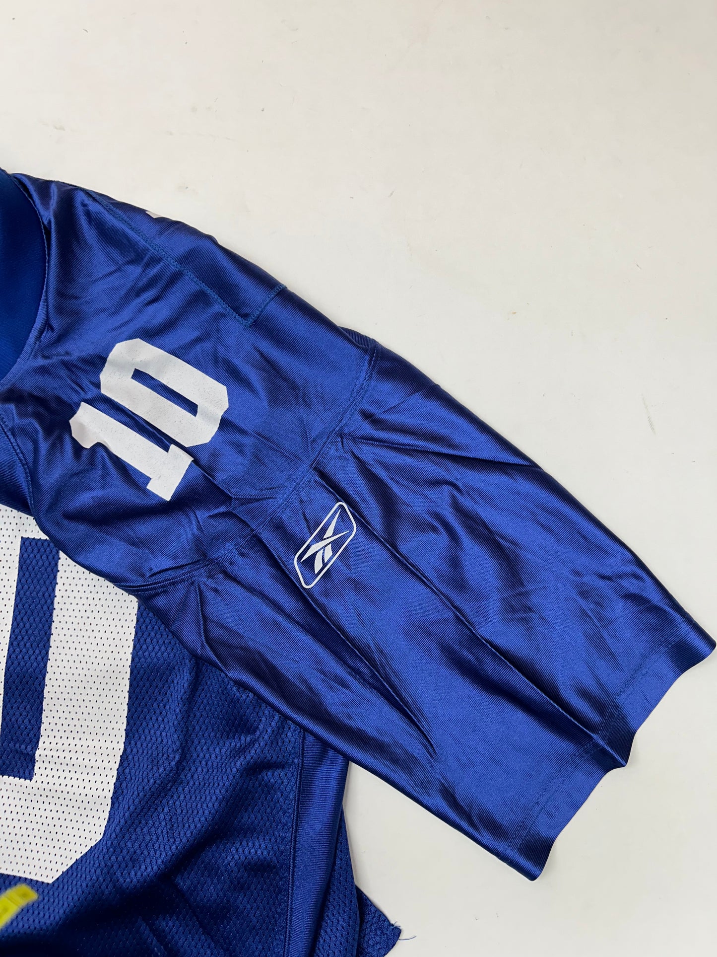 Vintage 2000s Reebok New York Giants Eli Manning NFL Jersey Blue Large