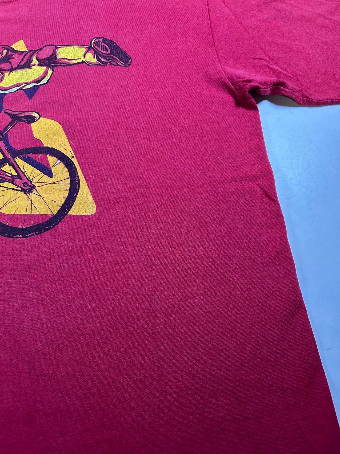 Vintage JNCO Jeans E85f BMX Bike Underground Substance 2001 Tee As Is Worn Has Wear & Marks XL 23.5x30.25 Inches
