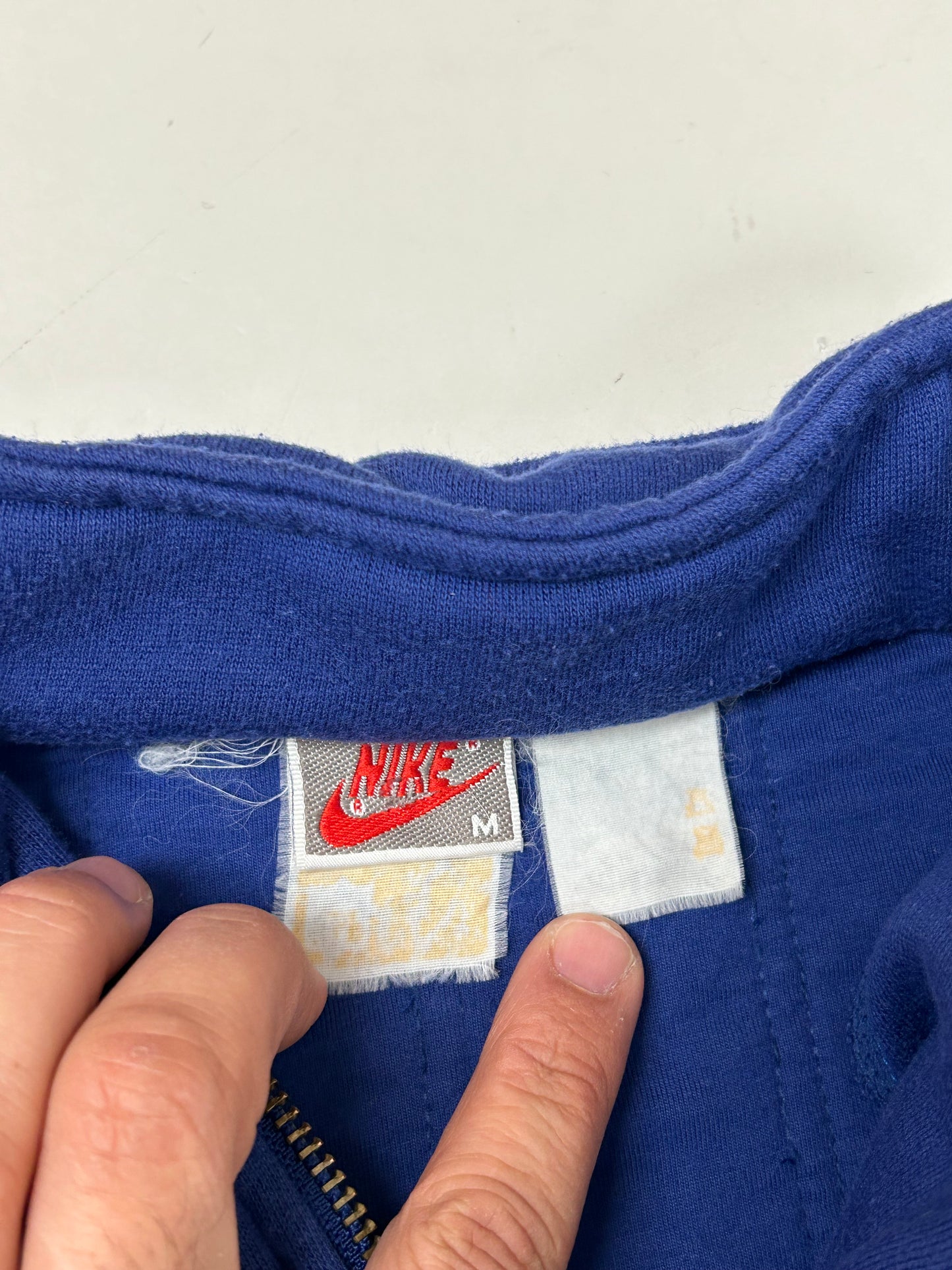 Vintage Nike NFL Quarter Zip Jacket Dallas Cowboys Medium 23.5x25.5 Inches 80s 90s Rare