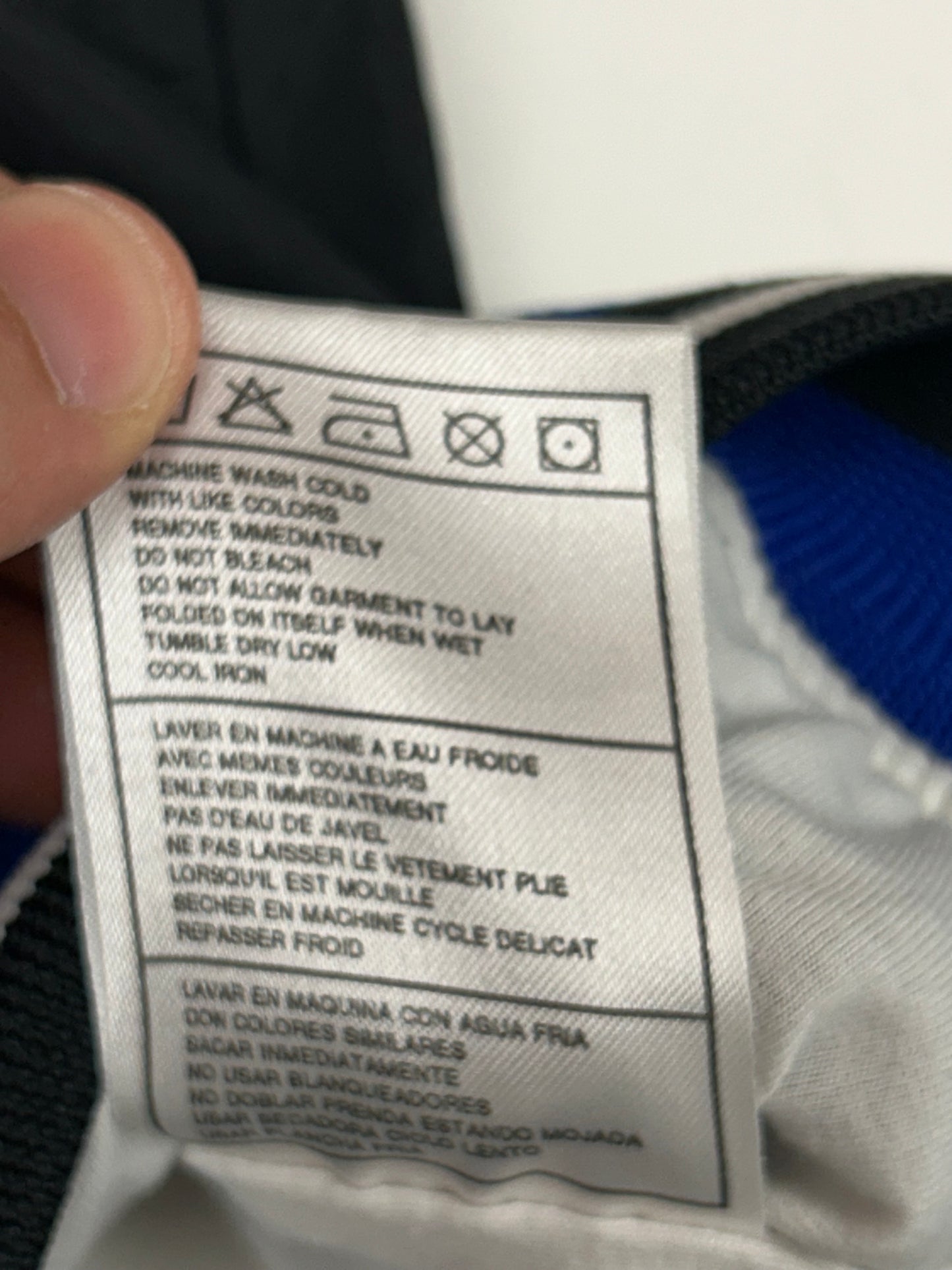 Vintage 90s Nike Swoosh V-neck Pullover Windbreaker Jacket 2XL 29.25x30.5 Inches Blue/Black/White