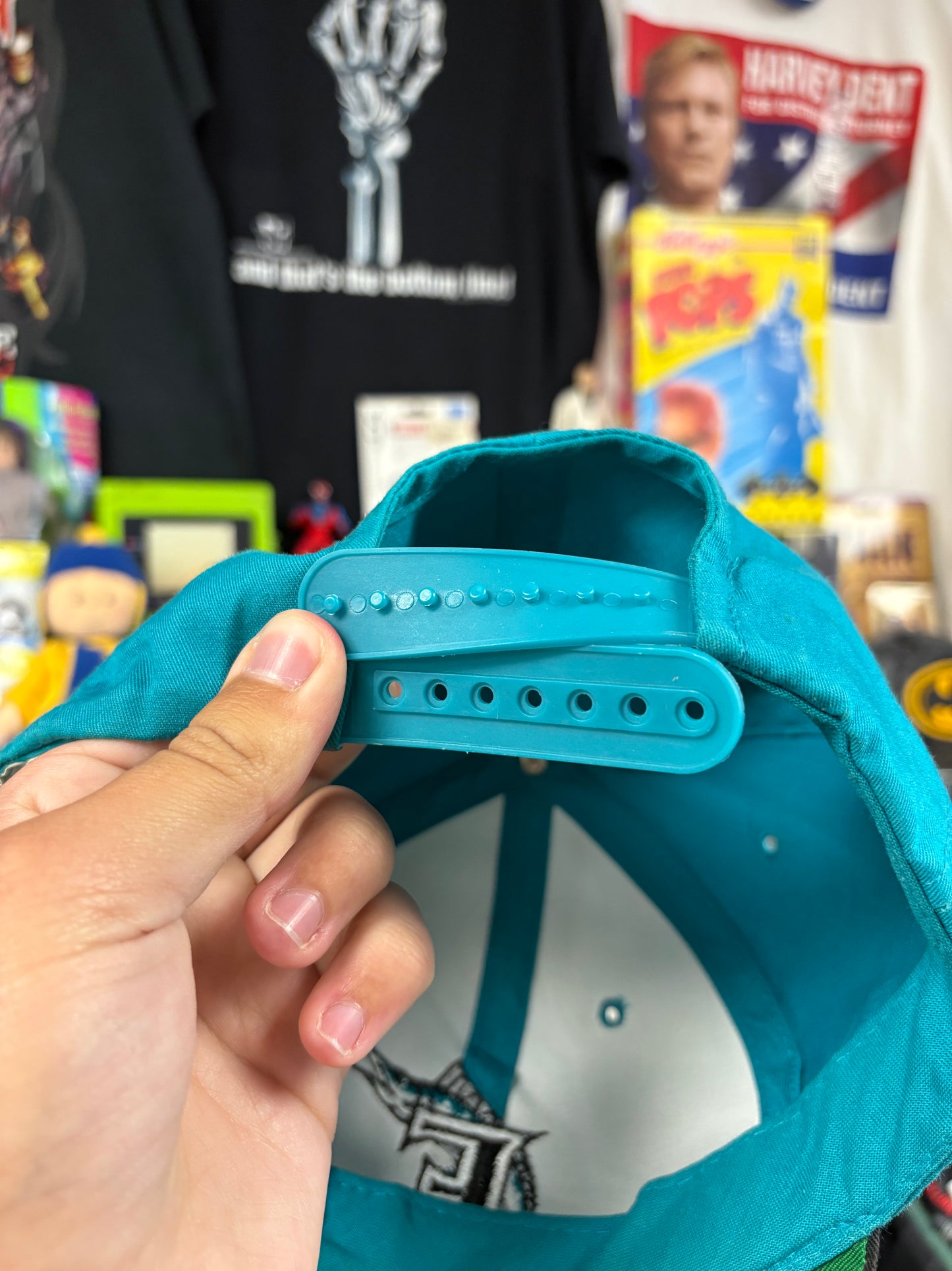 Vintage Florida Marlins Blue snapback hat
