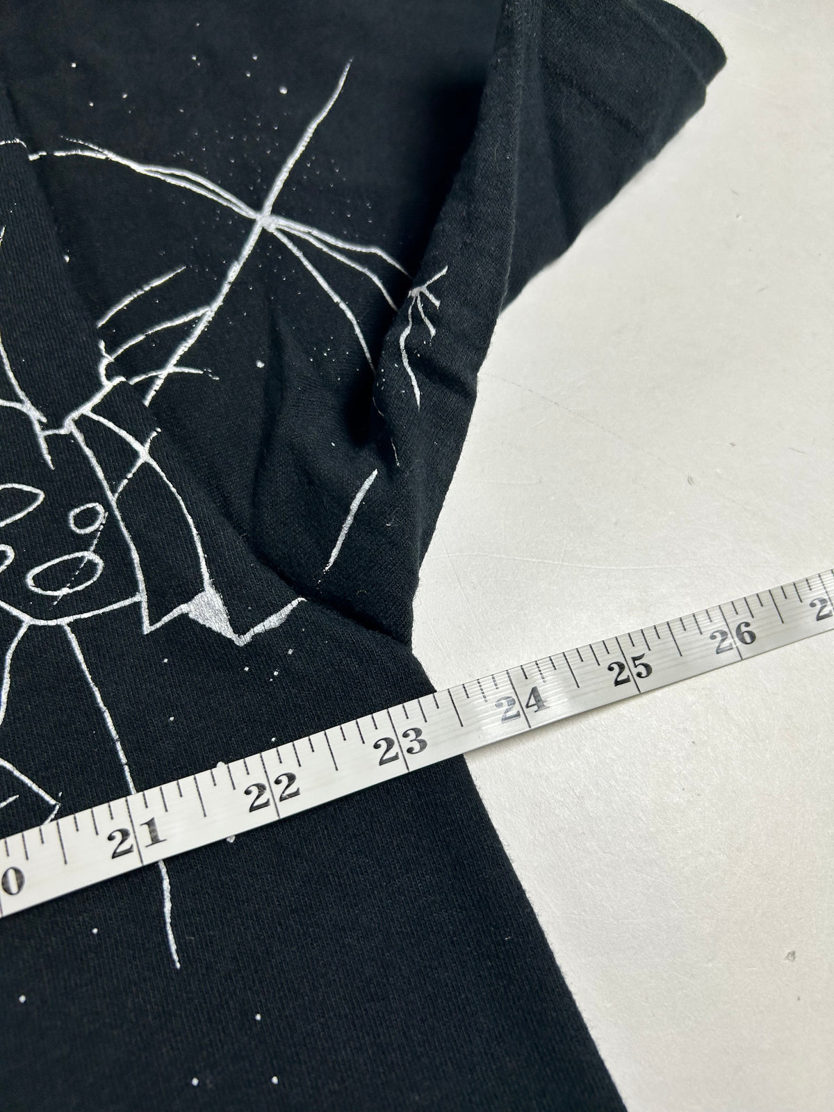 Vintage Space Jam Movie Promo Tee 1996 Freeze Looney Tunes All Over Print Rare L/XL Fit  23.25x28.25 Inches
