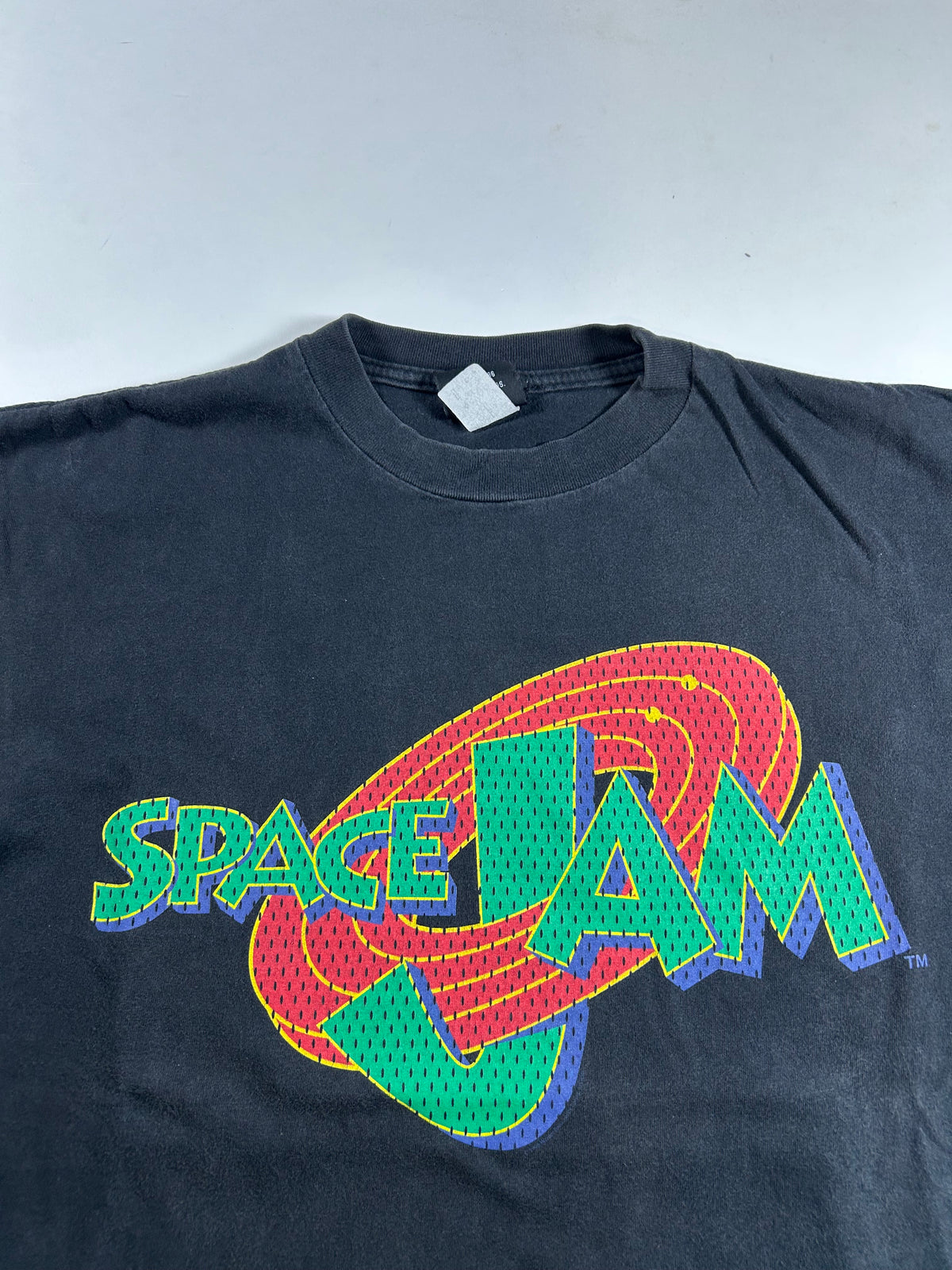 Vintage 1996 Space Jam Get Ready To Jam Movie Promo T-shirt Large 21.75x28 Inches