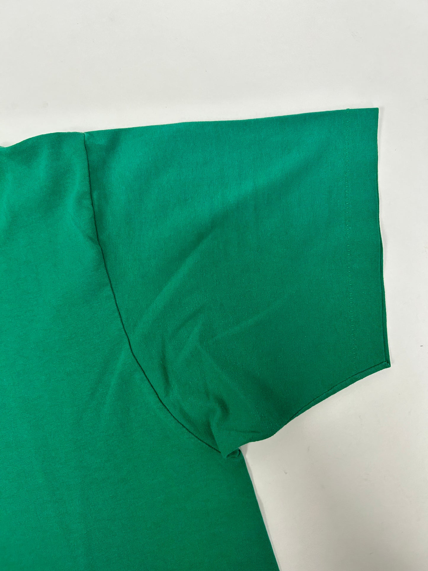 Vintage Electro Always Starting Something Promo Tee Green Large 21.25x28.75 Inches