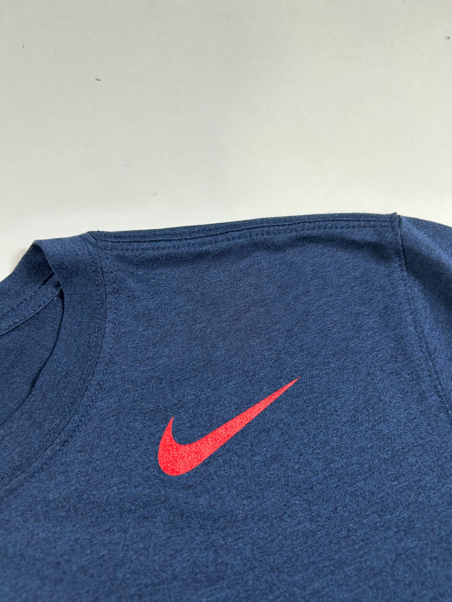 Nike Dri-Fit Team USA Shield Logo Tee Medium 20.25x27.5 Inches Navy