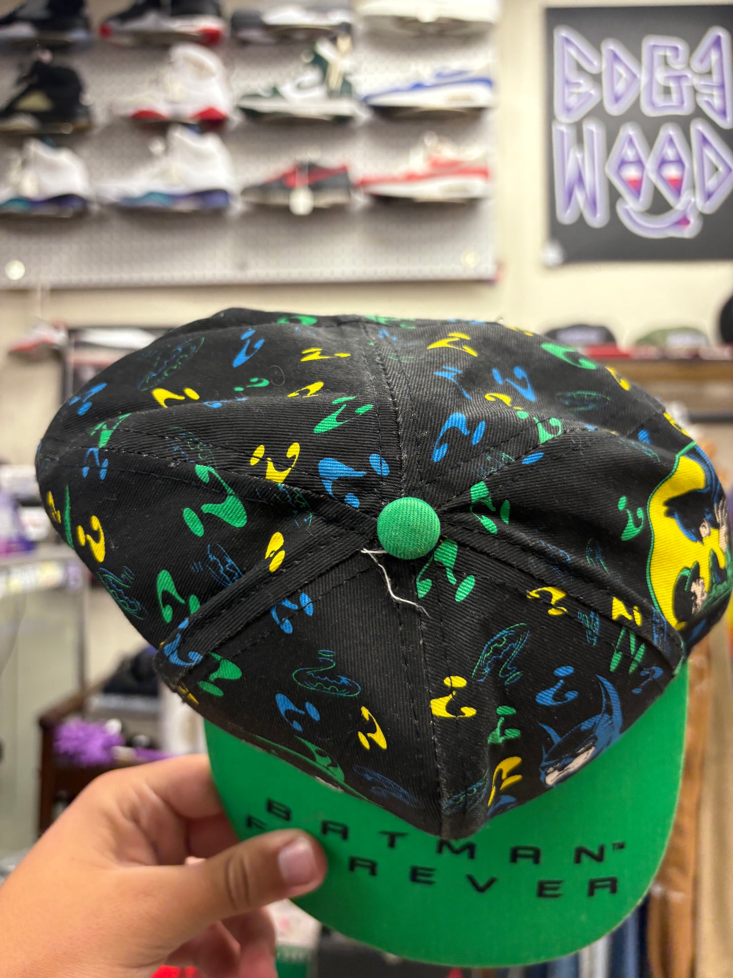 Vintage Batman Forever Logo 7 Riddler/Batman Print SnapBack