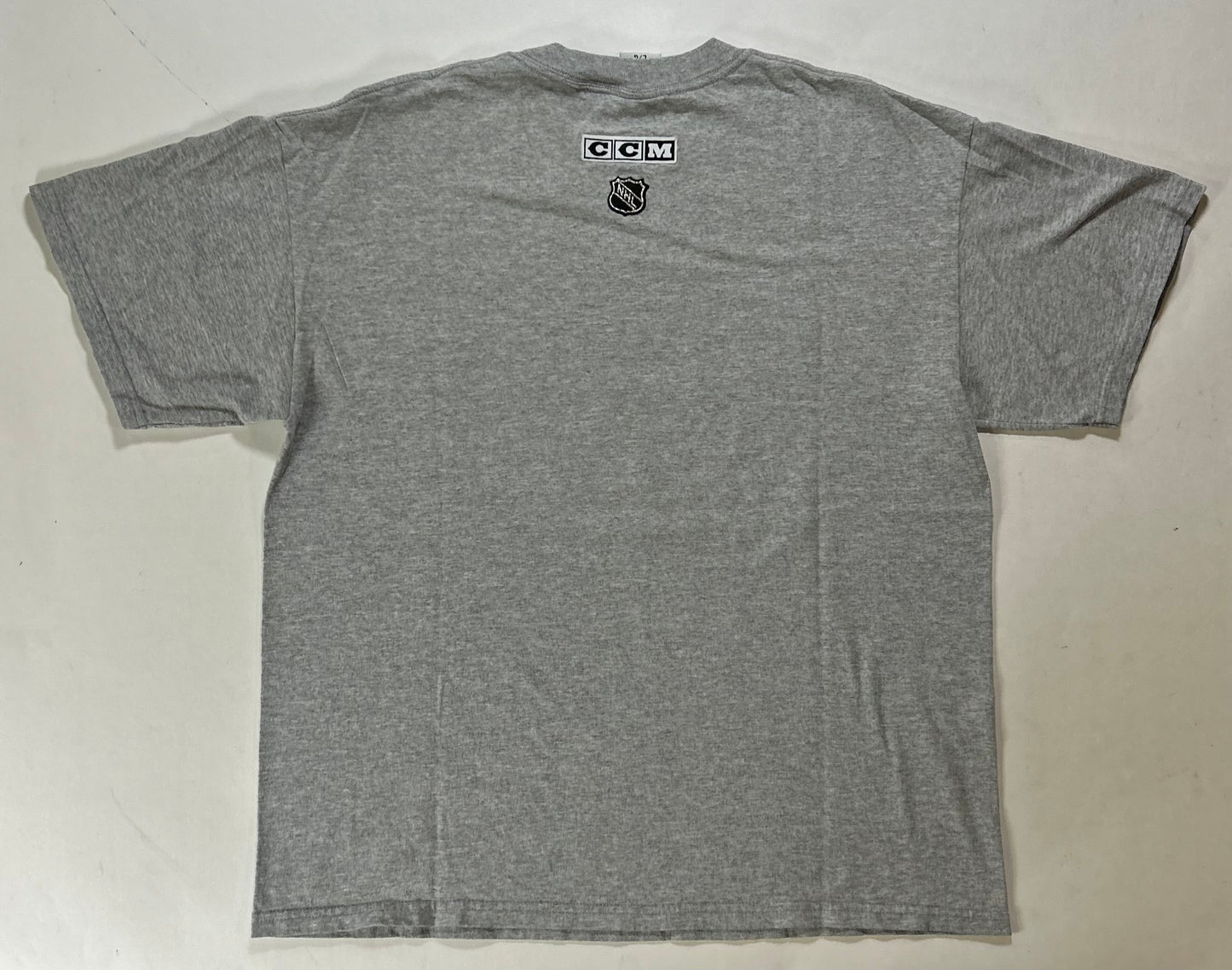 Vintage 2000s CCM Hockey Buffalo Sabres NHL Tee Large 22.75x27.75 Inches Has Flaws On Sleeve As Is