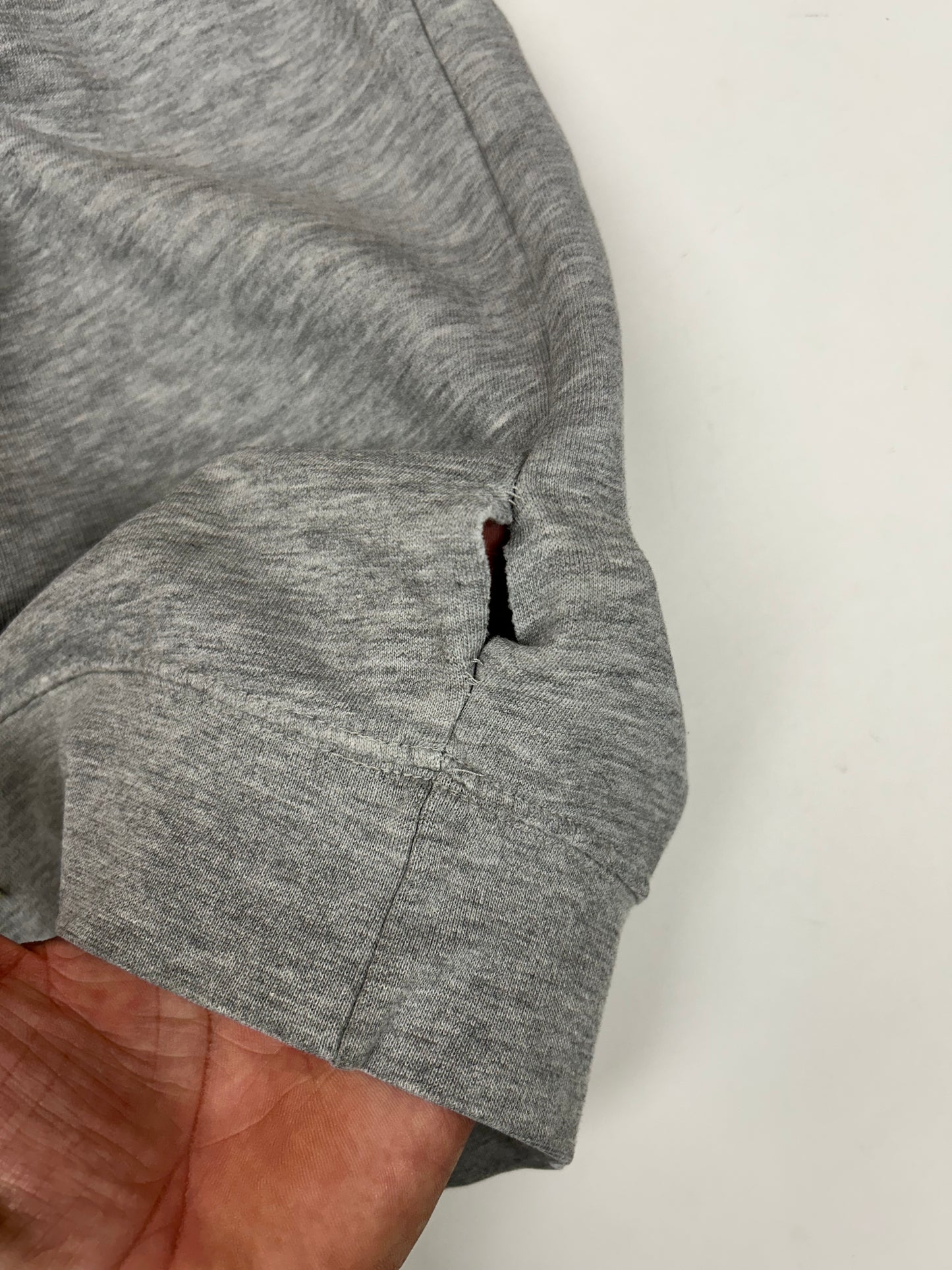 Vintage 00s Nike Swoosh Embroidered Chest Logo Essential Crewneck Sweatshirt 2XL/XL Fit 27.5x29.75 Has Small Flaw On Side As Is