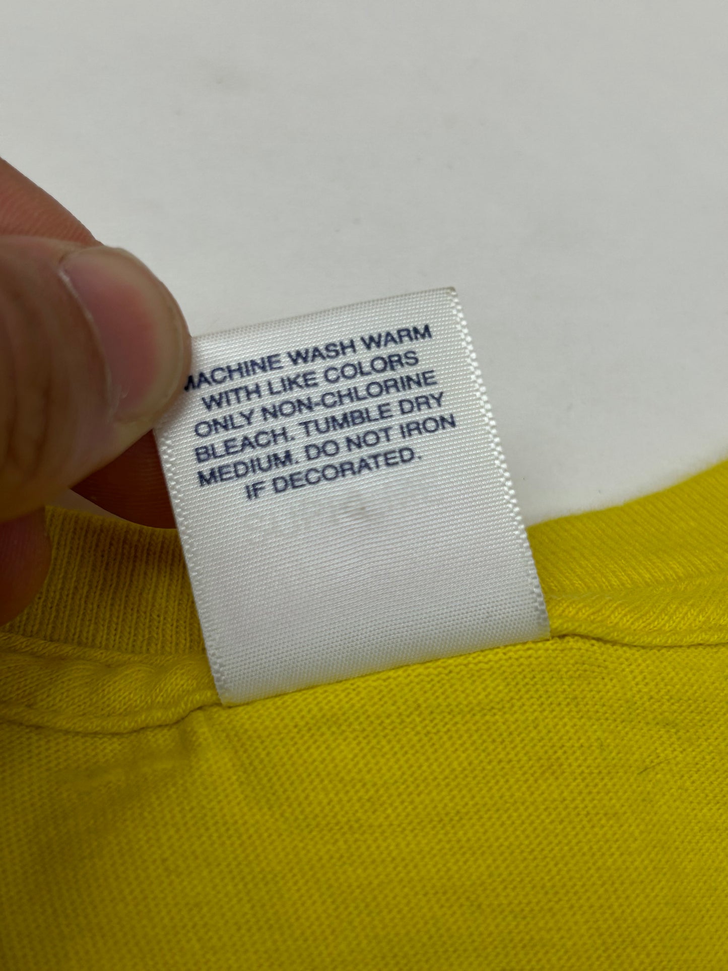 Supreme Blank Tee K-Mart Mix Up Blank Yellow XL 23.75x29.25 Inches