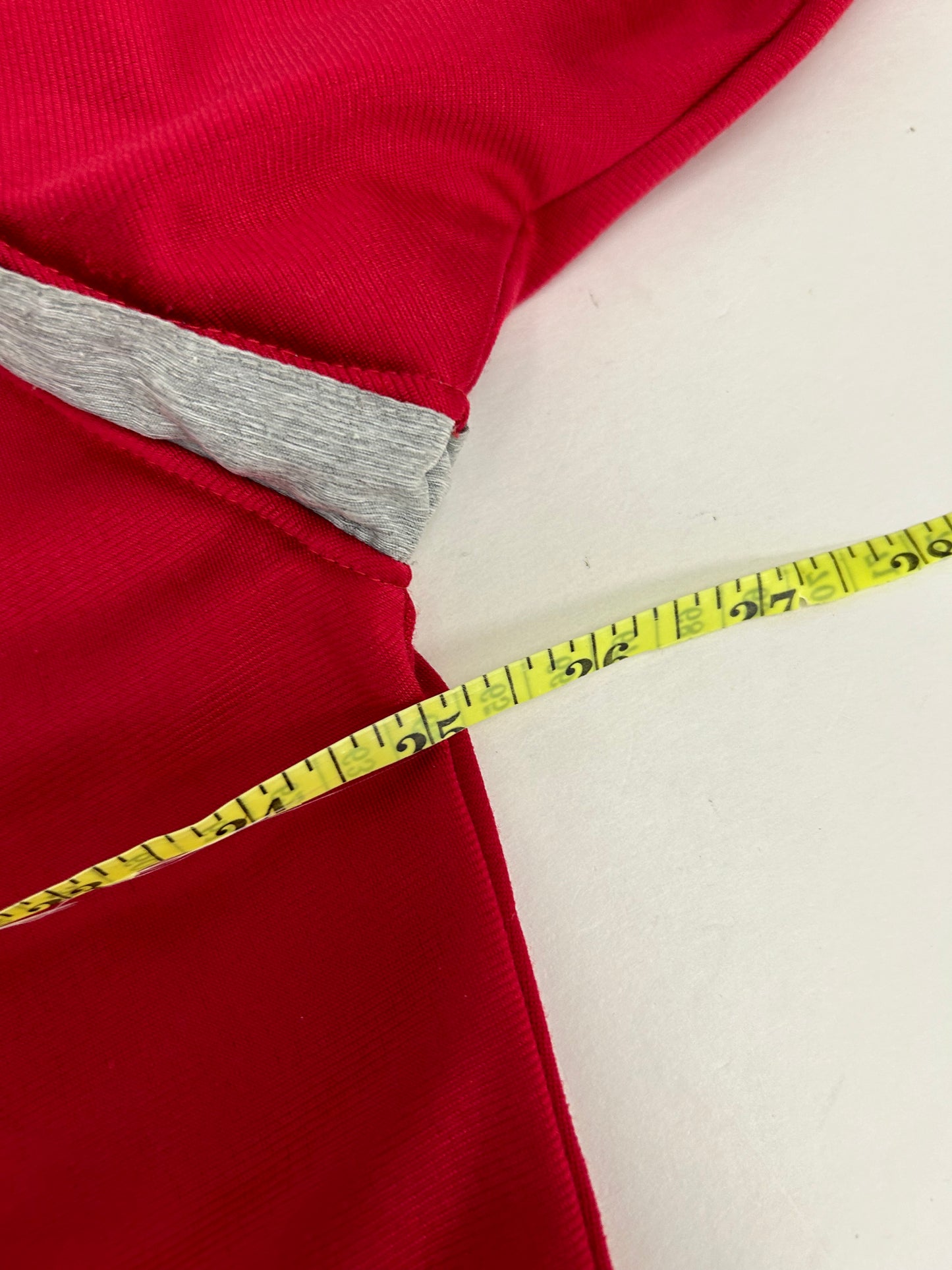 Vintage Adidas Track Jacket Zip Off Sleeves Medium 25x27.75 Inches Three Stripes