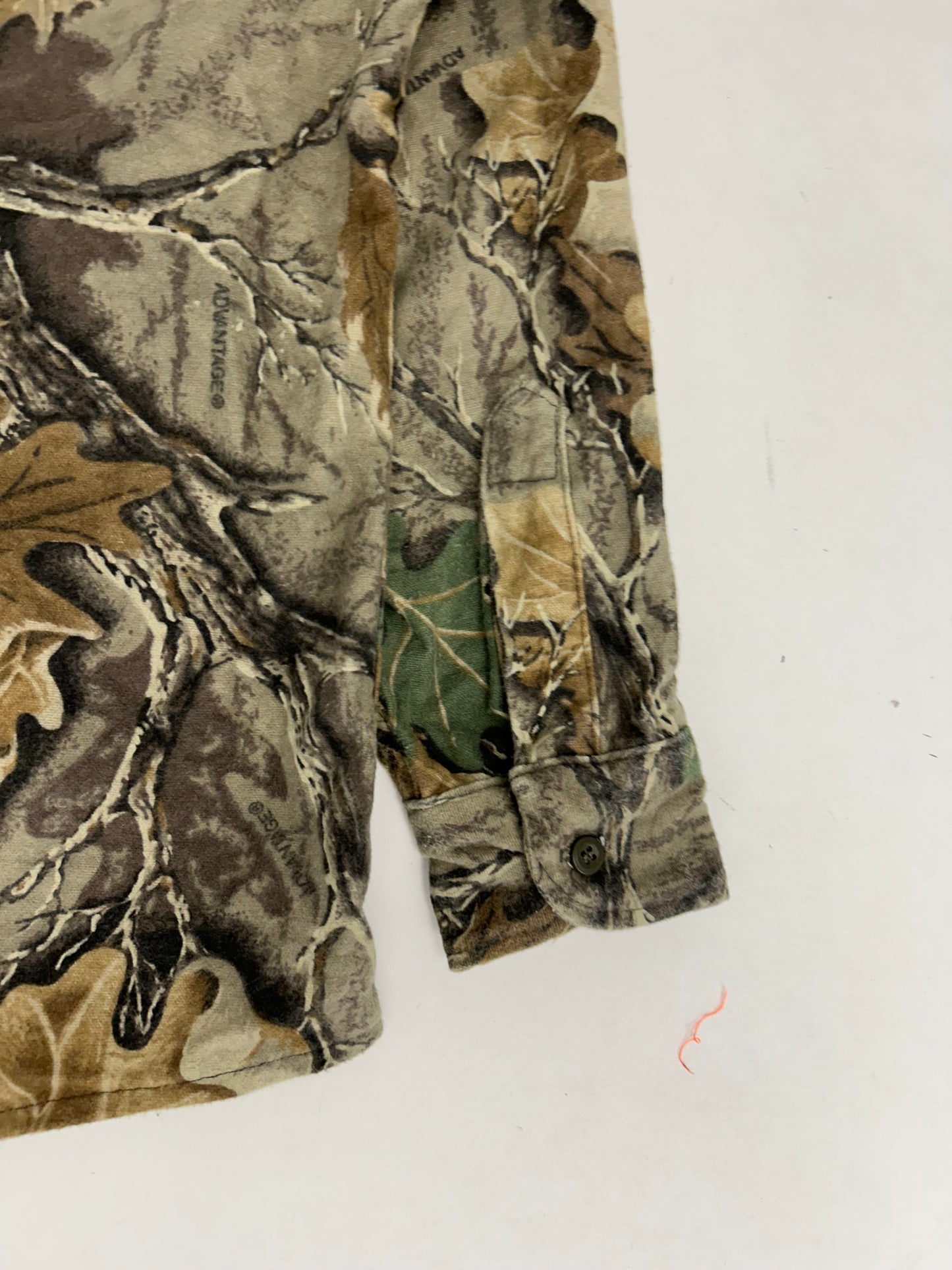 Vintage Five Brother Camo Vantage Flannel Button Up Shirt 5226 4701-ADV Large 25x29.5 Inches