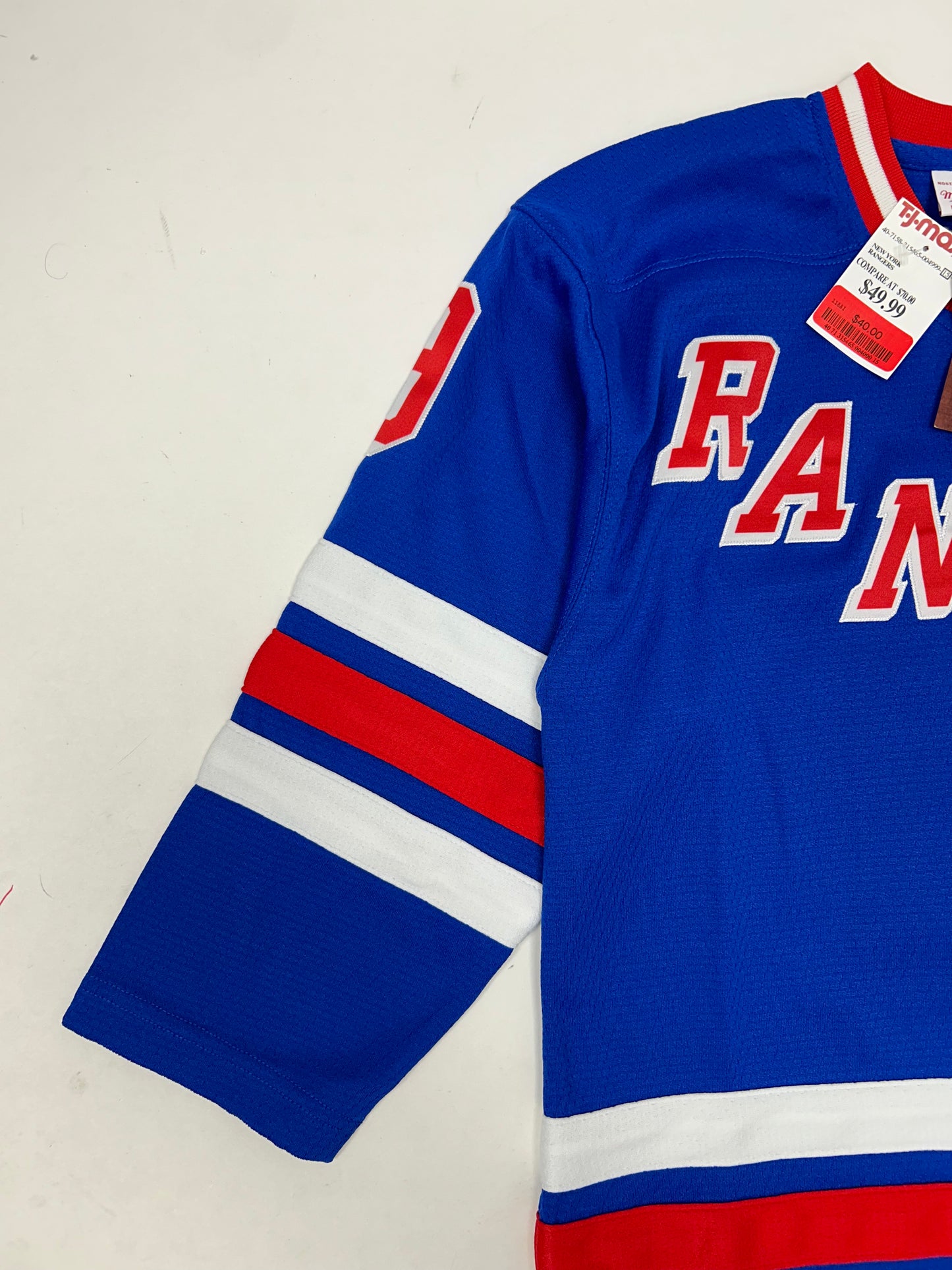 Mitchell & Ness Adam Graves New York Rangers 1993-94 Stanley Cup Jersey New S/M About 18.25x26 Inches