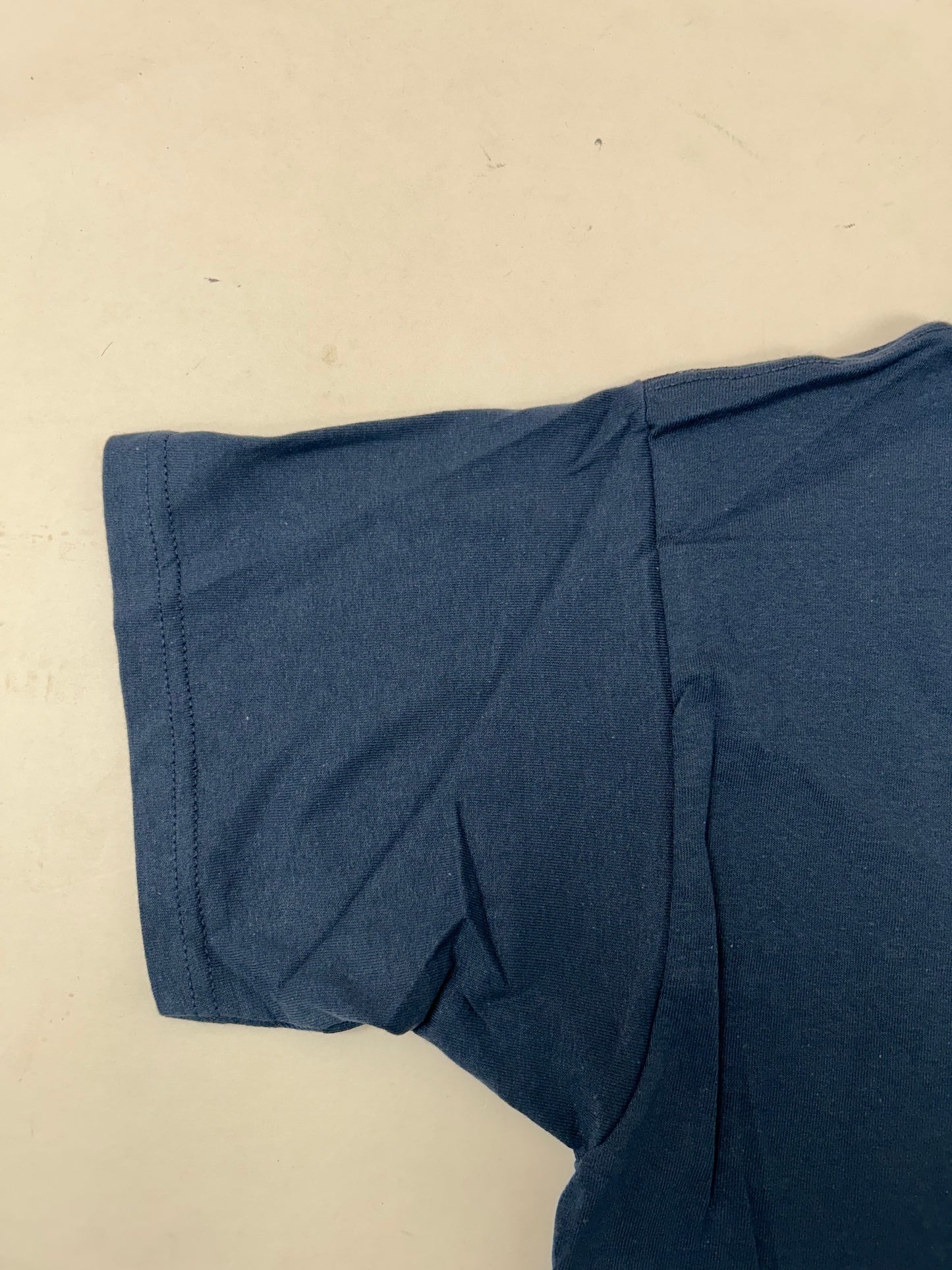 Edgewood NJ first edition “Deeper Than The Roots.” Tee Large 22.25x31 Inches 00s Gildan 100% Cotton USA/Honduras Slate Blue