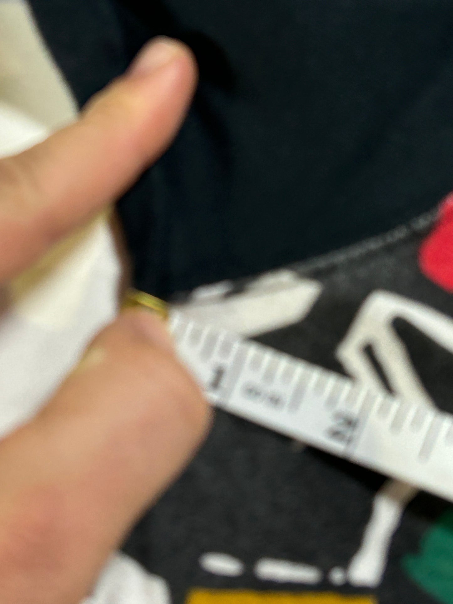 Vintage Nike Air Jordan AOP 1993 Tee Constructed Top Abstract Jordan 8 VIII XL 26.25x27.5/30 Inches