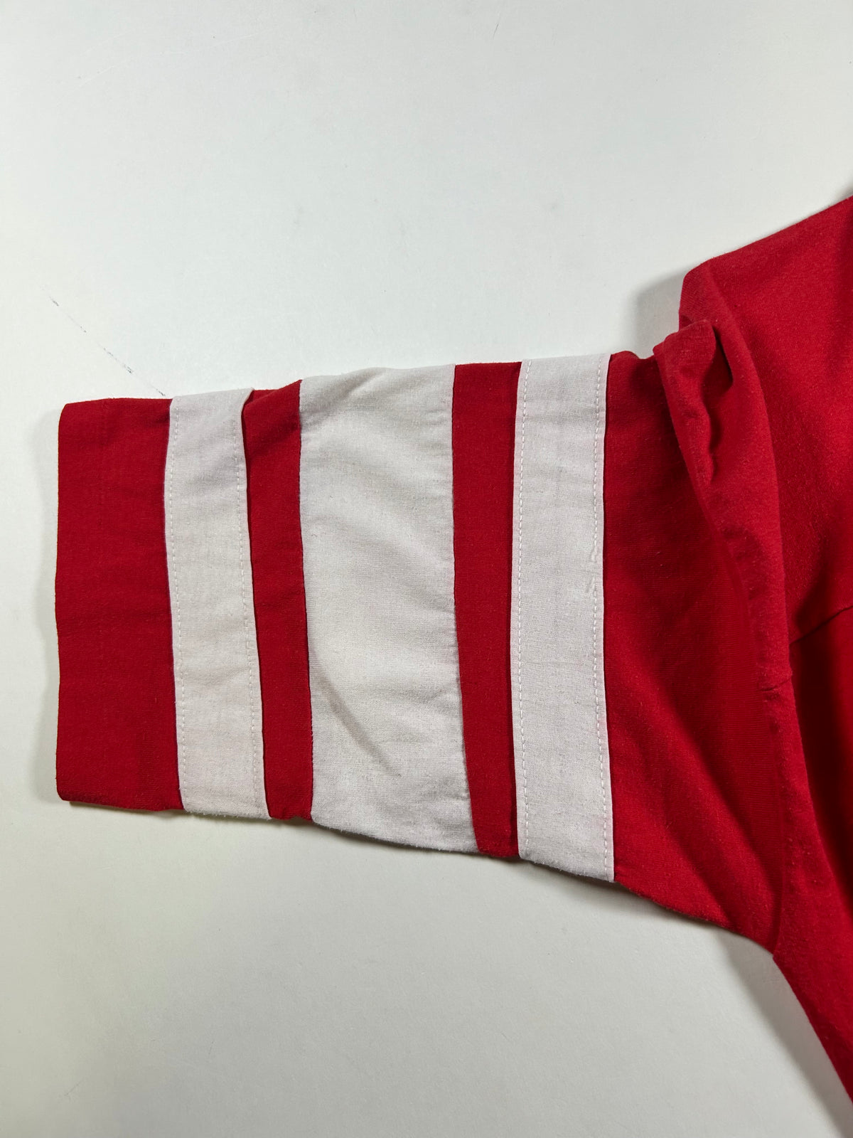 Vintage 80s Champion San Francisco 49ers NFL 3/4 Sleeve Tee L/M Fit 20.25x29.5 Inches