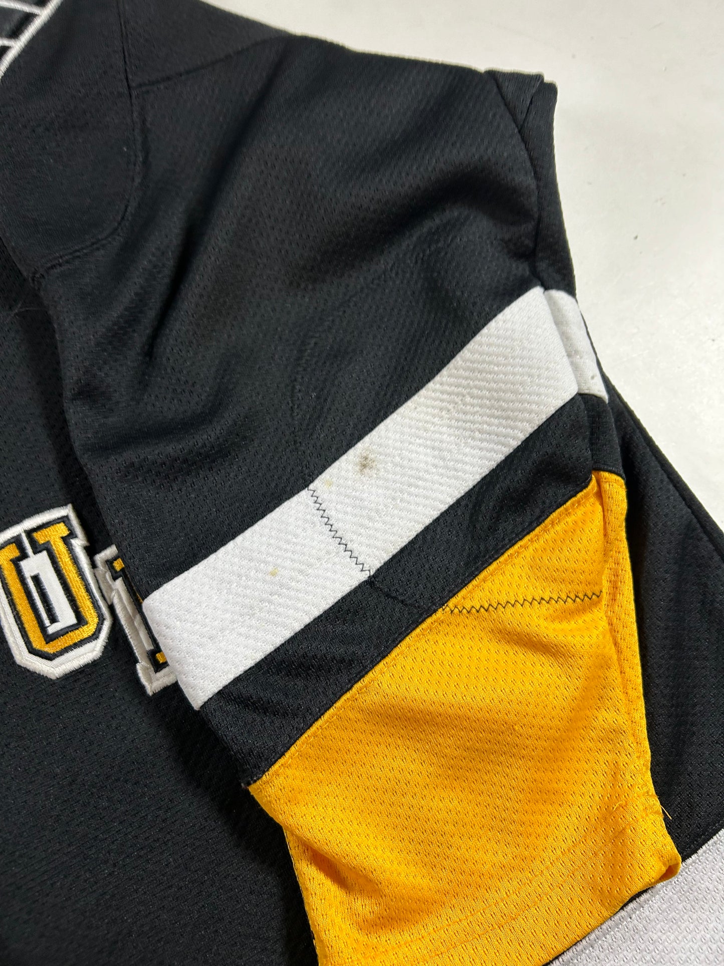 Vintage 90s Pittsburgh Penguins Starter Blank Hockey Jersey Youth L/XL 23.25x27 Inches