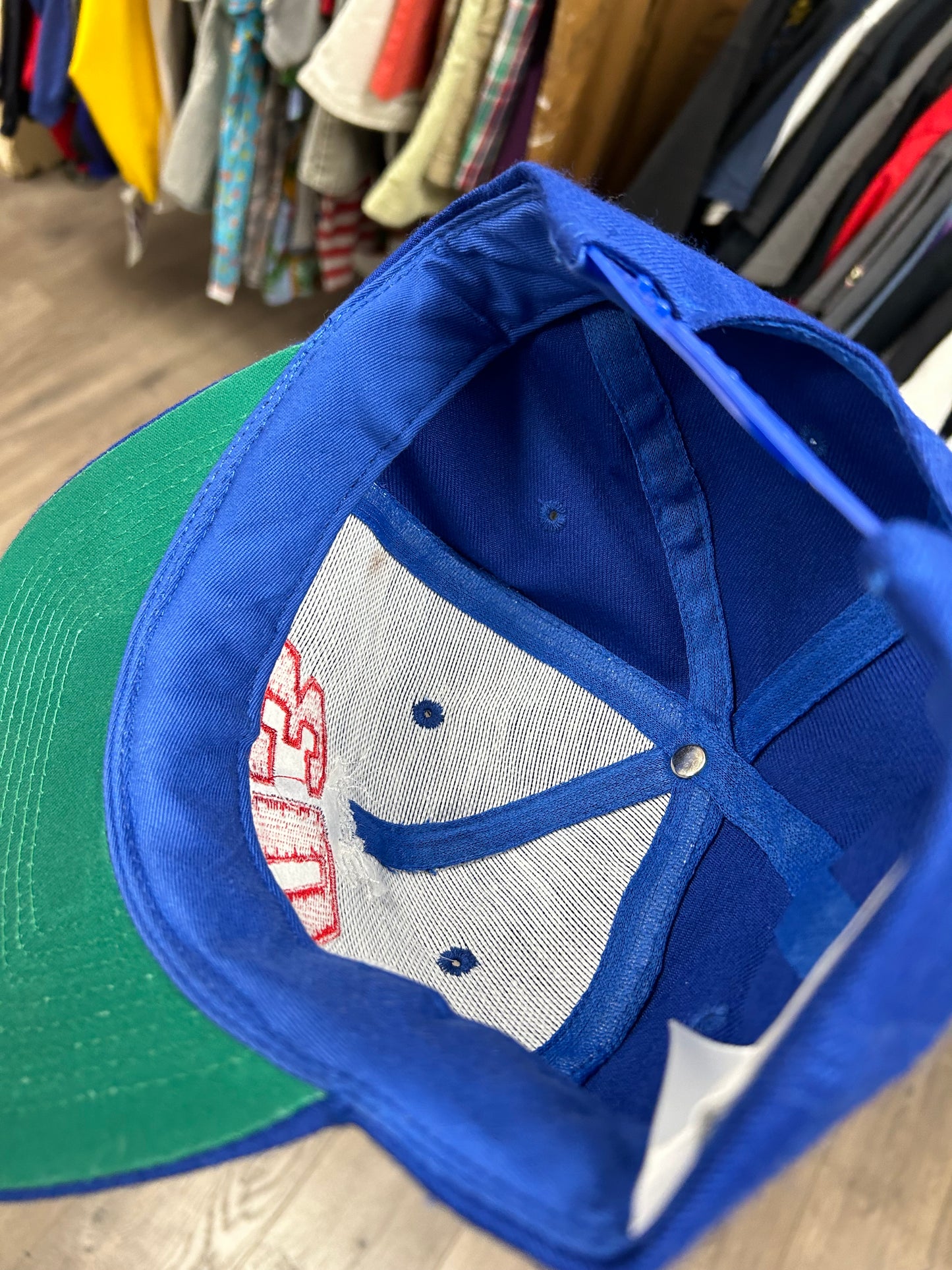Vintage 1996 Disney The Mighty Ducks D3 Movie Promo SnapBack Hat OSFM KC Cap