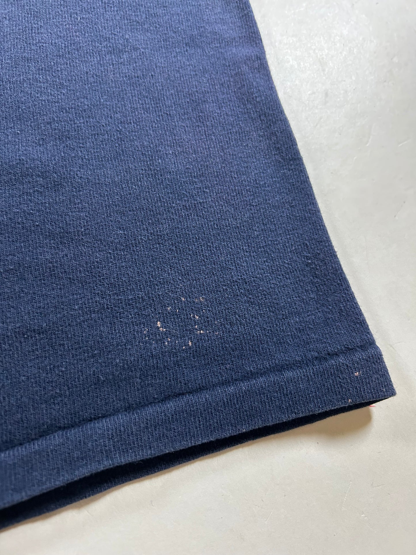 Vintage Champion Chest Script Spell Out Logo Tank Top Sleeveless Shirt As Is Bleach Spots & Fading M/S Fit 18.5x27.25 Inches USA 100% Cotton