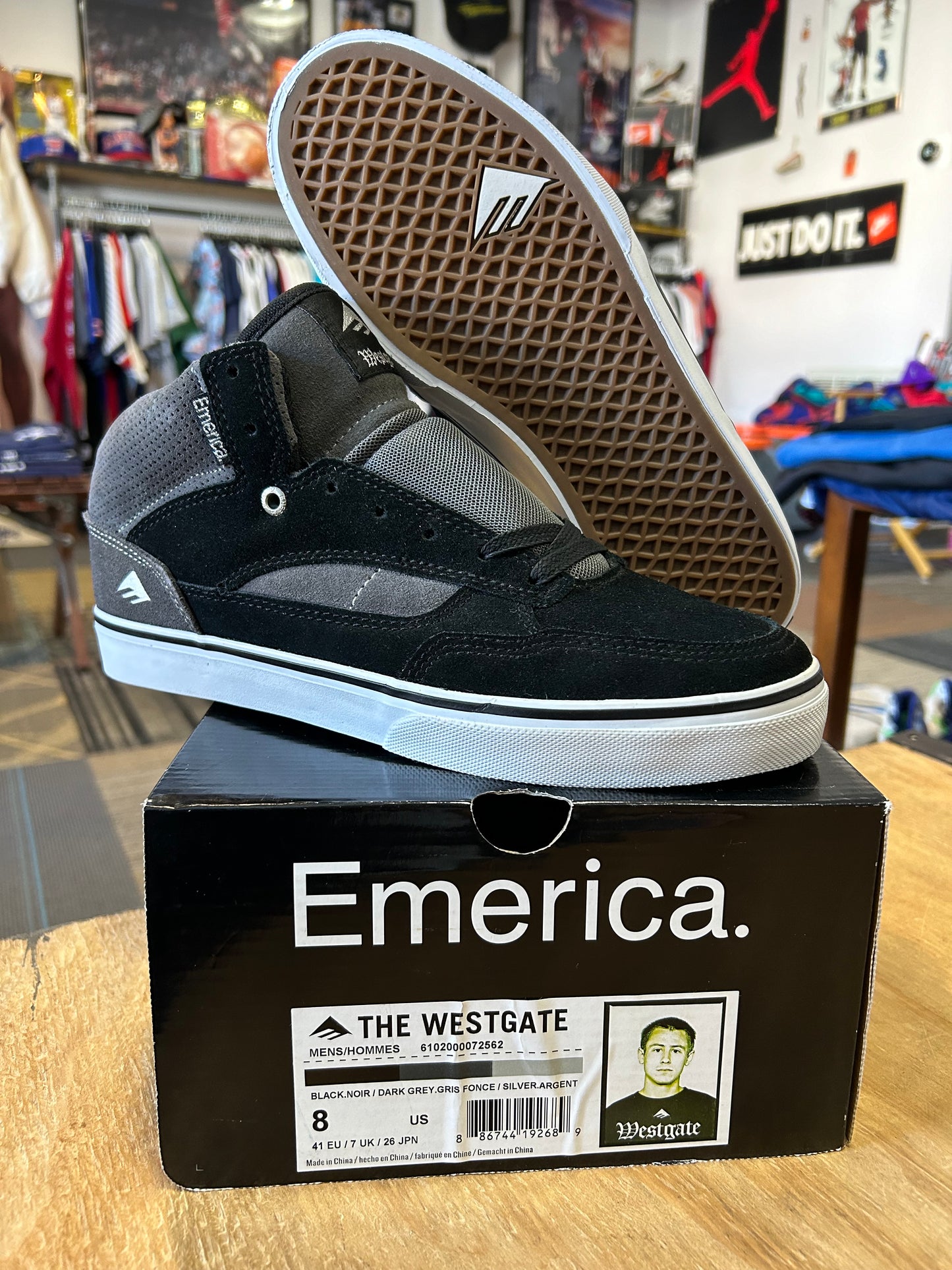 Emerica The Westgate MID Skateboard Shoe Size 8 Brand New 610200072562 Brandon Westgate