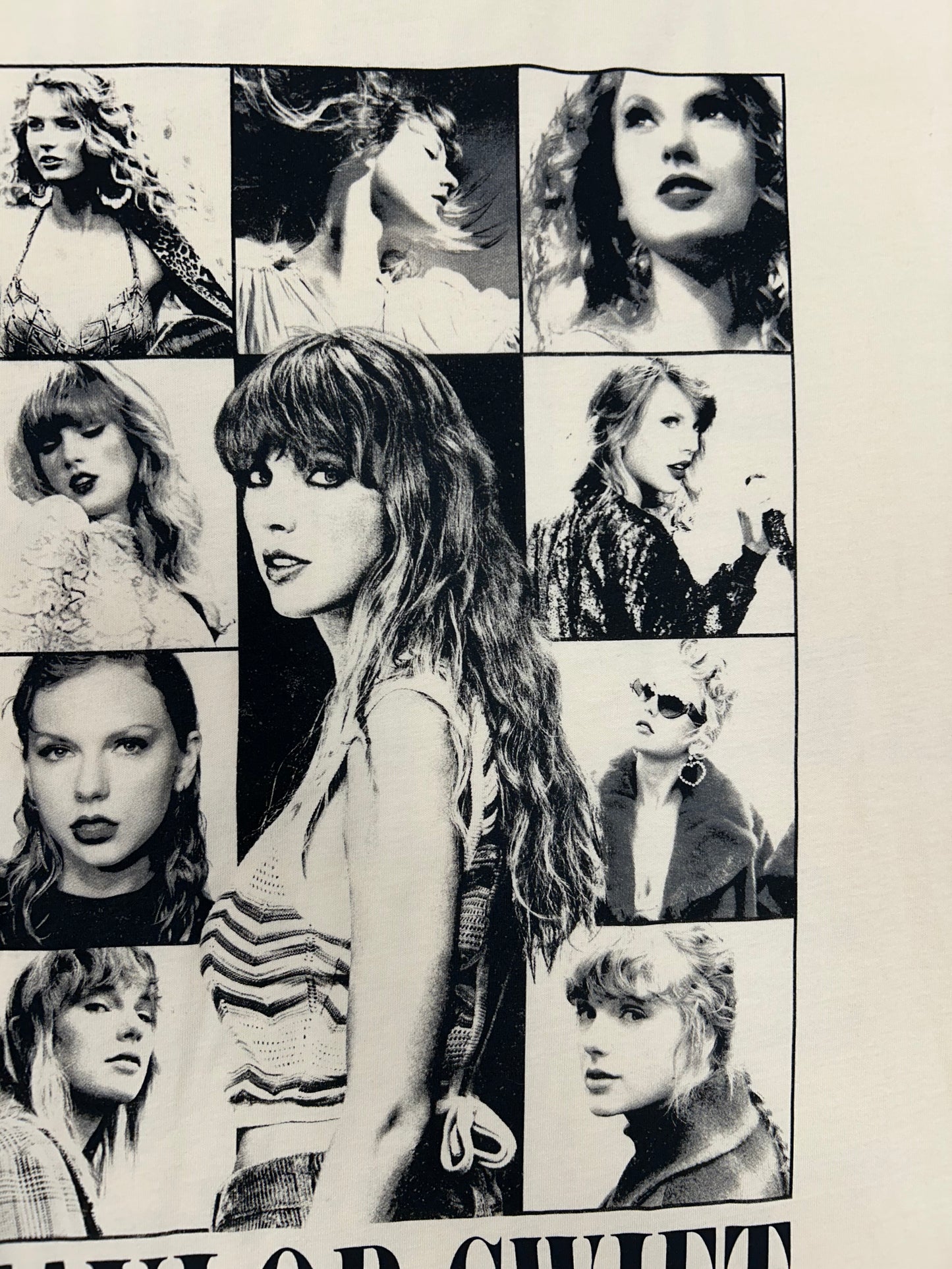 Taylor Swift The Eras Tour Concert US Tour Music Tee Medium 22.25x29.5 Inches