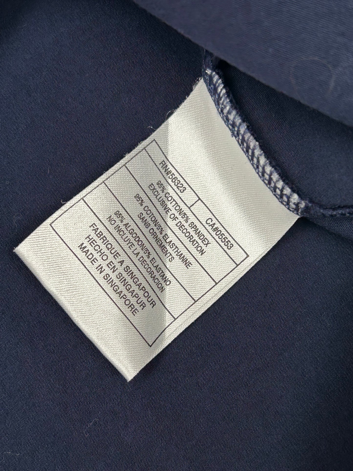 Vintage 00s Nike Swoosh Embroidered Mock Neck Long Sleeve Shirt L/XL 24x31/32 InchesNavy