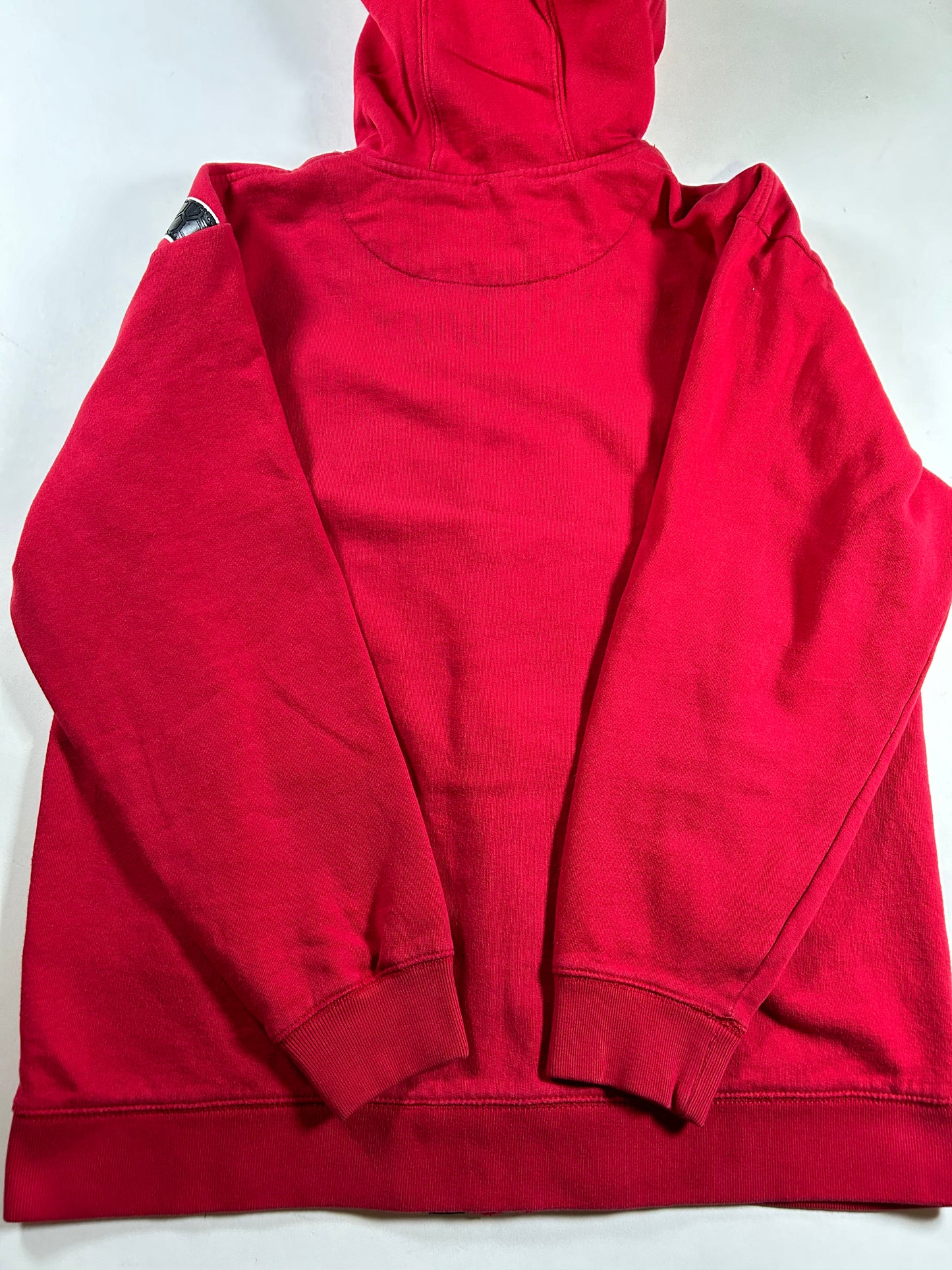 Vintage Eckō Unltd. Raw & Uncut Zip Hooded Sweatshirt Medium 22.75x27.5 Inches Red As Is