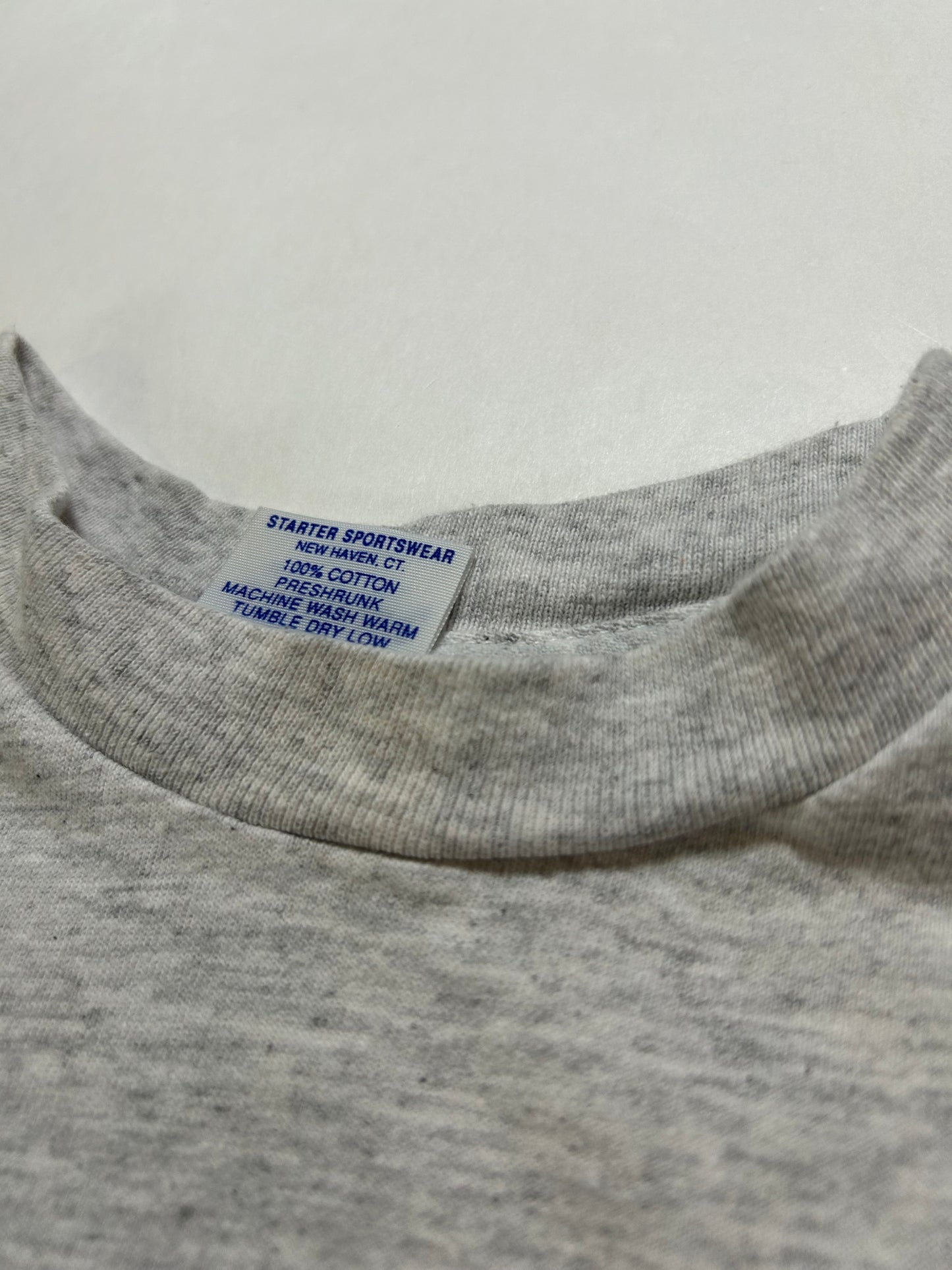 Vintage Starter New York Rangers 1994 NHL Stanley Cup Champions Tee Small 17.25x24.75 Inches Gray