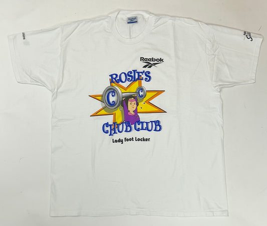 Vintage Reebok Rosie O’Donnell Rosie’s Chub Club Lady Footlocker Promo Tee 2XL