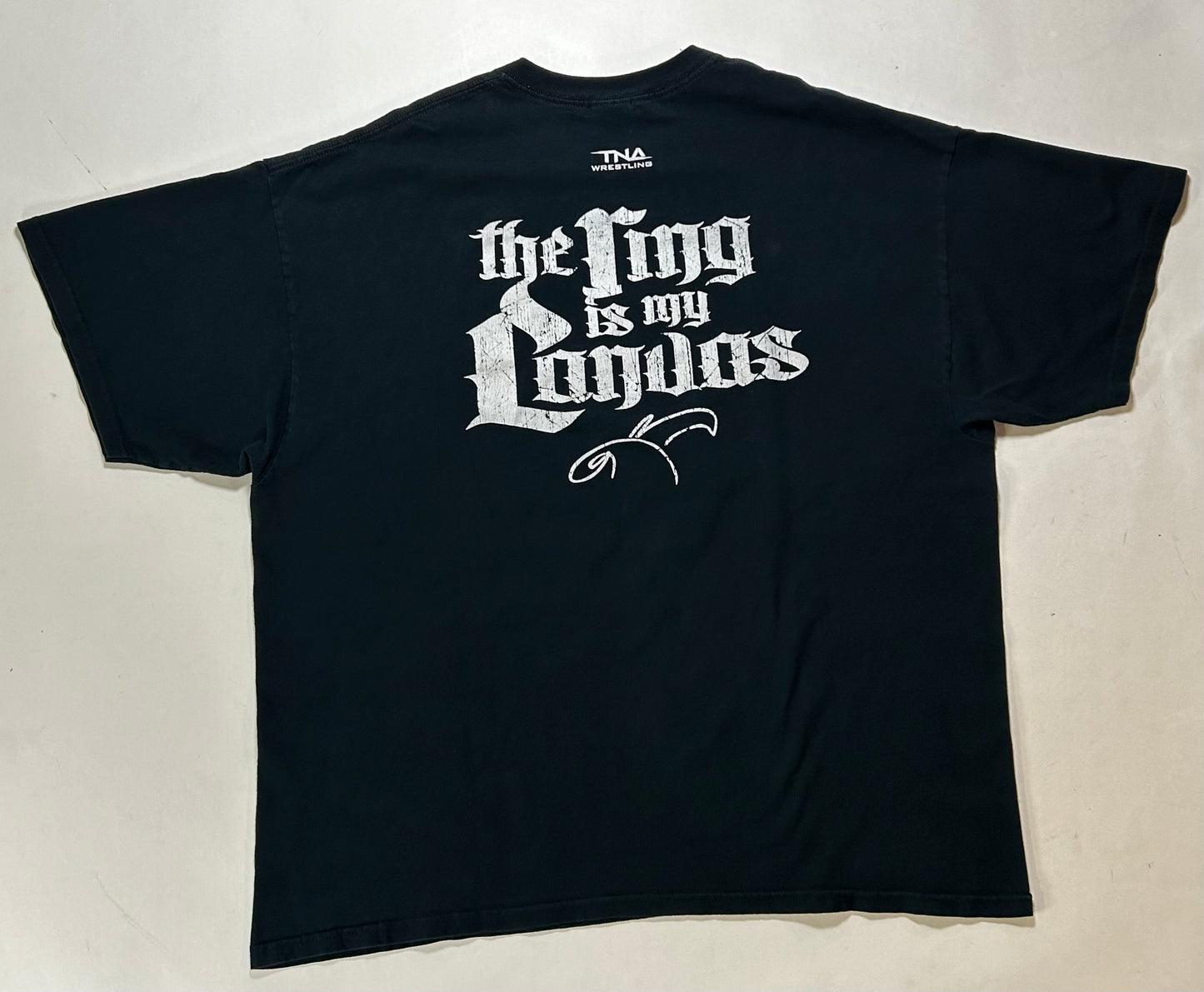 Vintage TNA Jeff Hardy Wrestling Shirt "The Ring Is My Canvas" Face Tee 2XL 26.25x30.25 Inches 2000