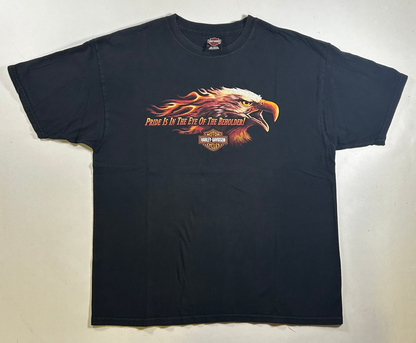 Vintage 2000s Harley Davidson Myrtle Beach South Carolina Eagle Tee XL 23.75x29.5 Inches