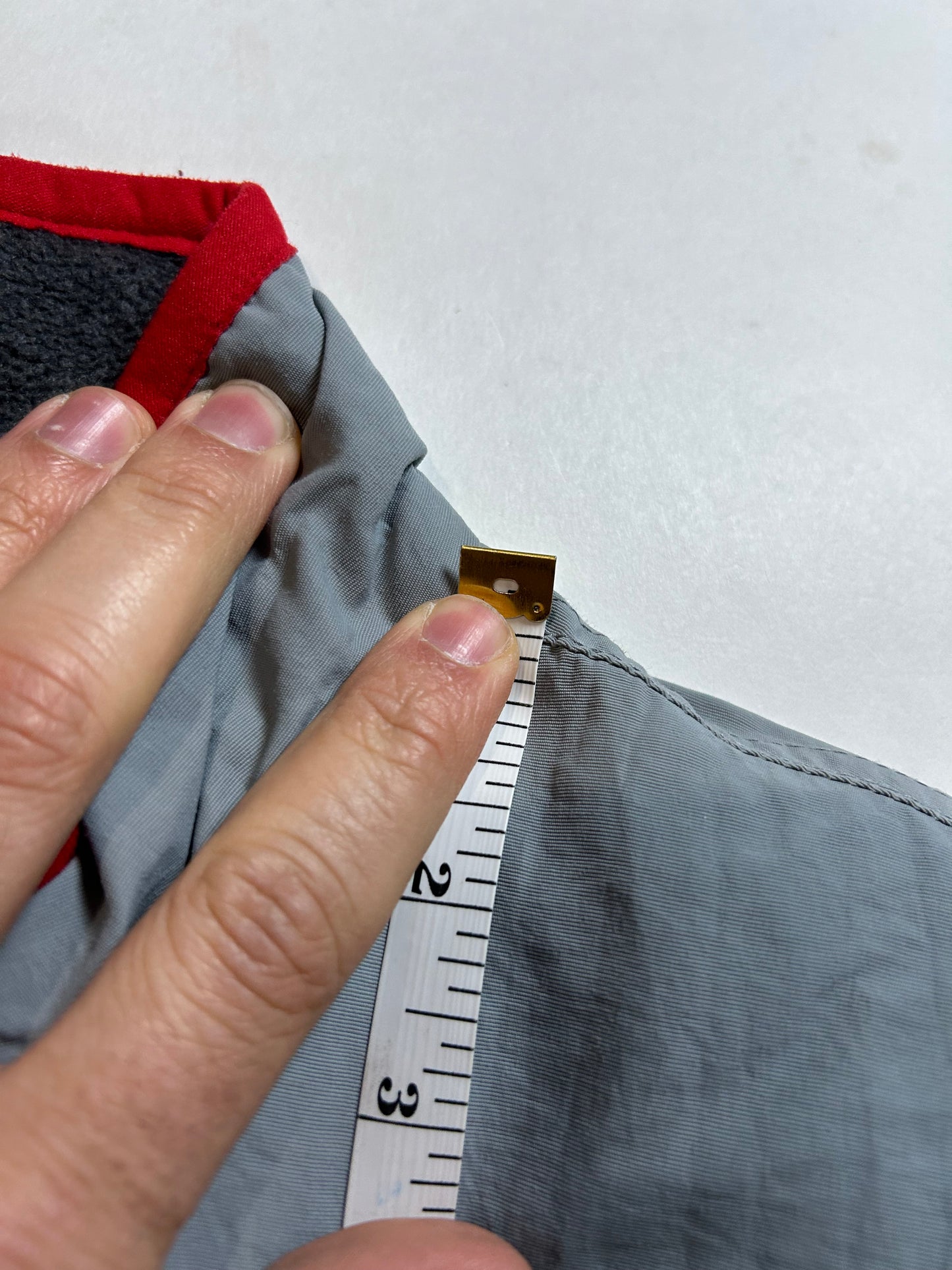 Vintage Mossimo Fleece Liner Zip Up Jacket Tagged Medium Can Fit Large 25x29.5/32 Inches