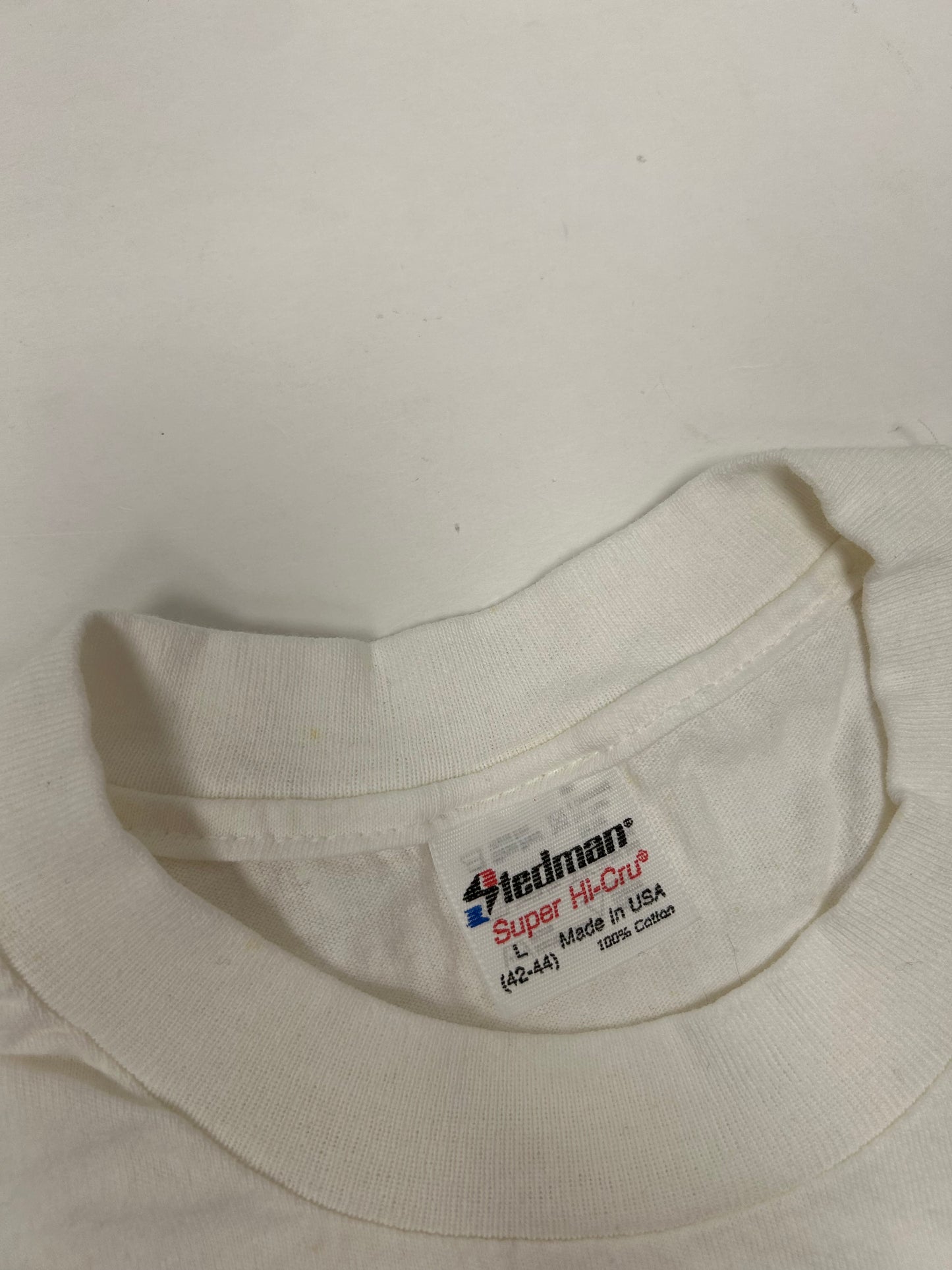 Vintage Head Tennis Brand Logo Tee 90s Stedman Tennis Racquet White Large/Medium Fit 20.75x28.5 Inches