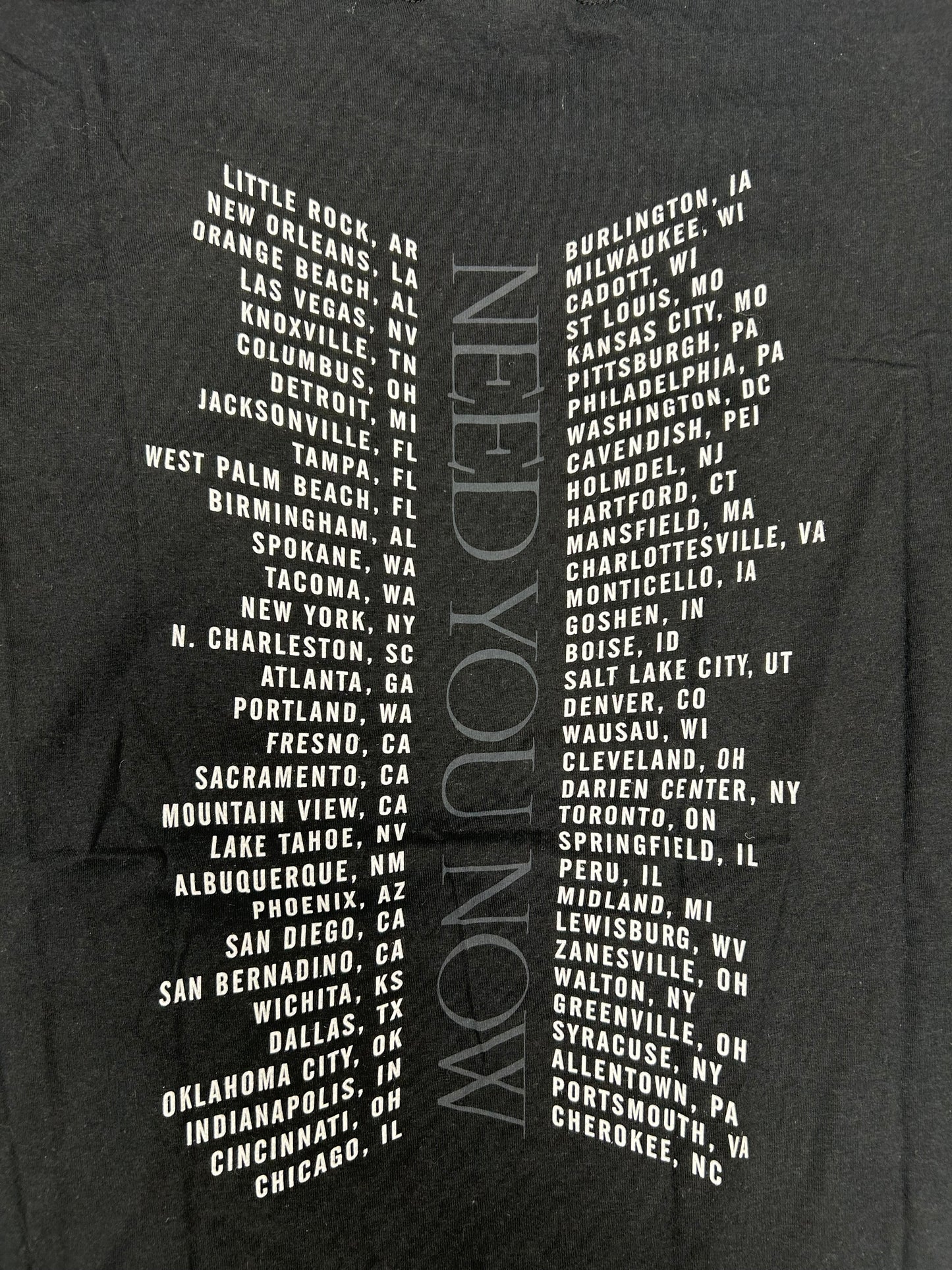 Lady Antebellum Need You Now 2009 Tour Music Shirt Medium 20x27.5 Inches Concert