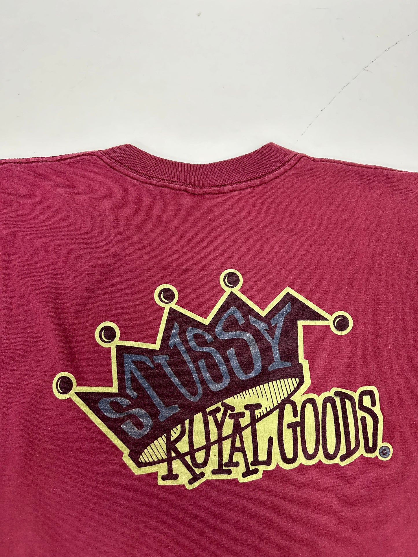 Vintage 90s Stüssy Royal Goods Made In USA Tee XL