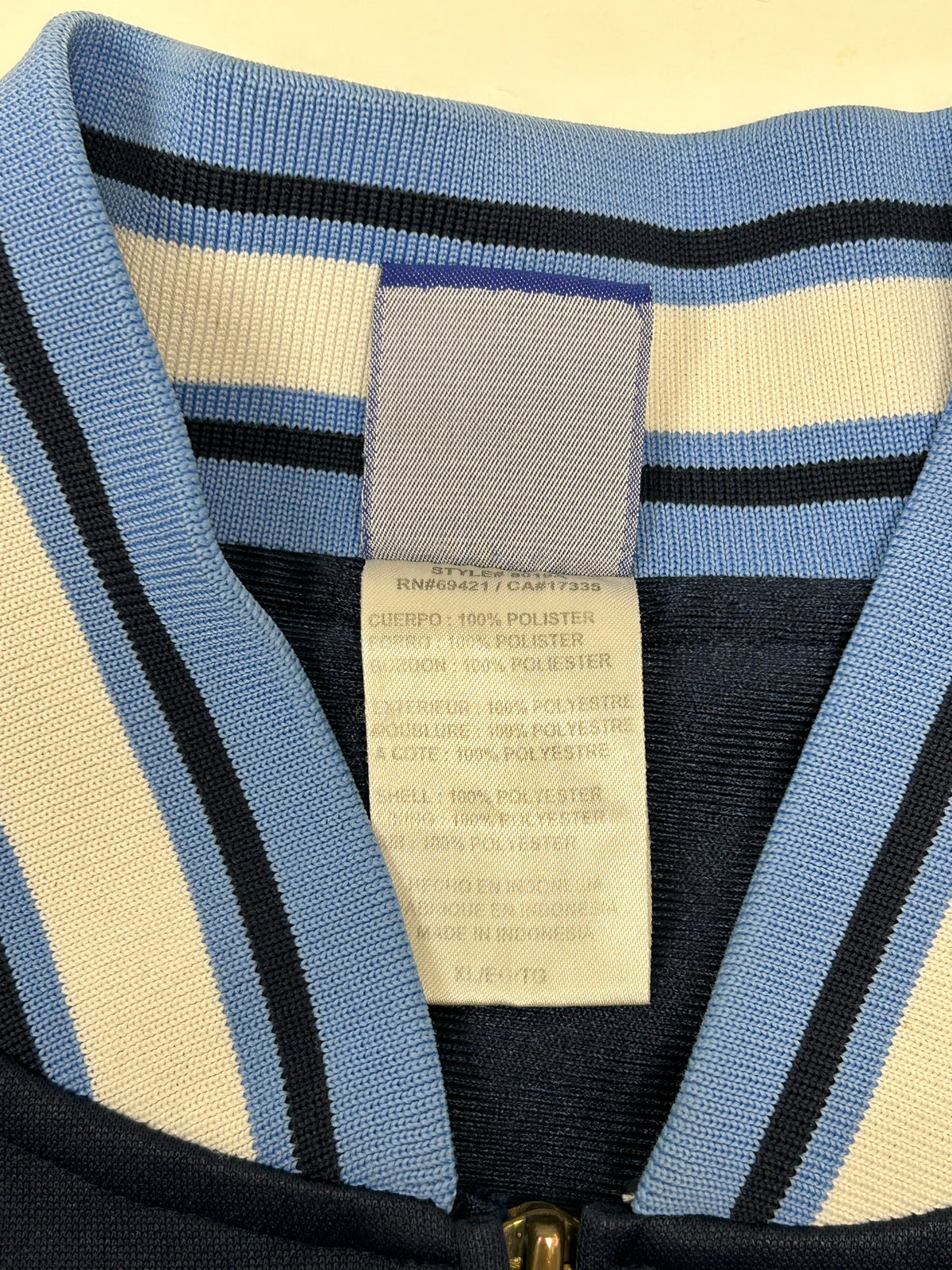Tennessee Titans Jacket Reebok NFL Team Apparel 1/4 Zip Pullover XL Fits Like 2XL 28.5x30.25 Inches